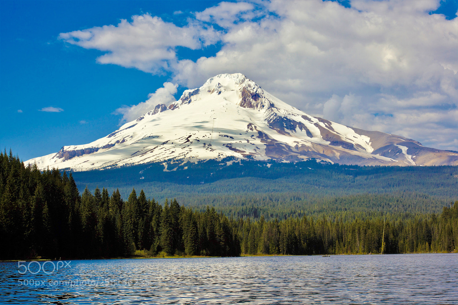 Canon EOS 5D Mark II sample photo. Trillium lake photography