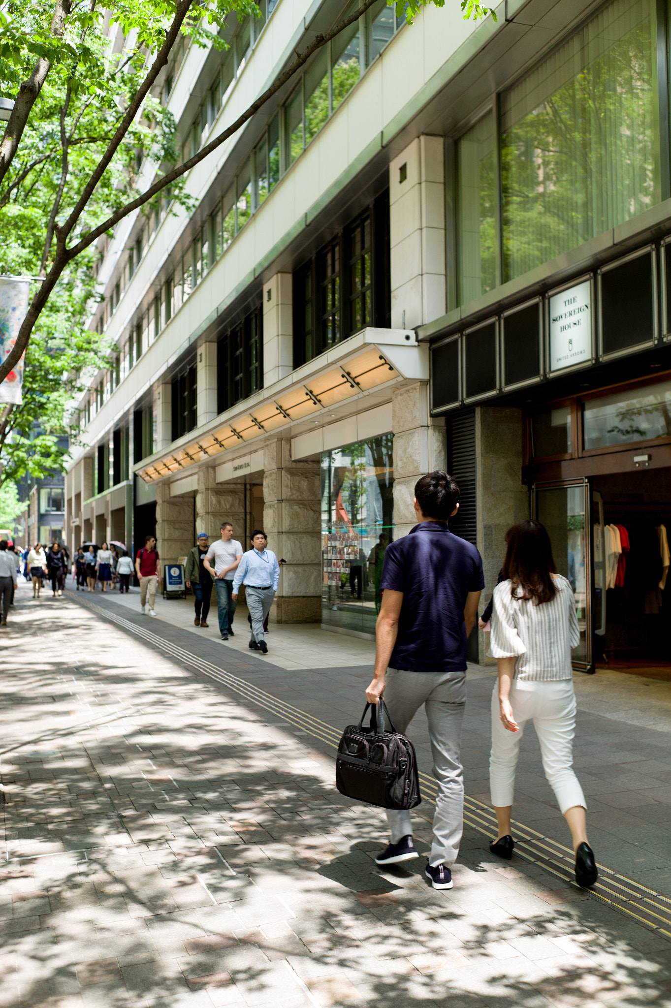 Leica M9 sample photo. Business district photography