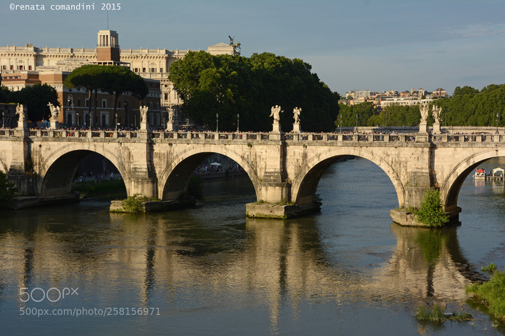 Nikon D5200 sample photo. Tramonto sul tevere photography