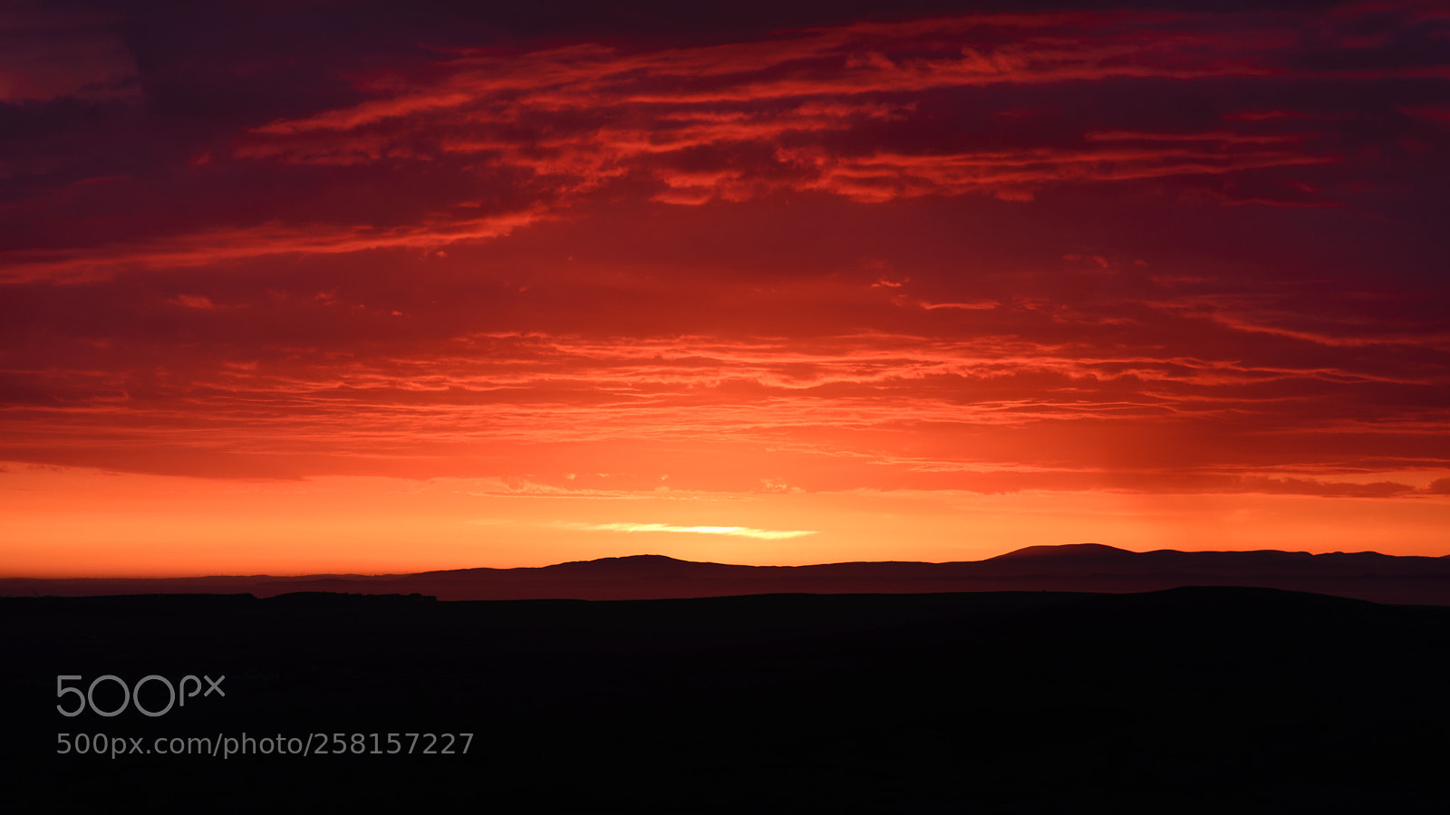 Nikon D610 sample photo. Red sky at night photography