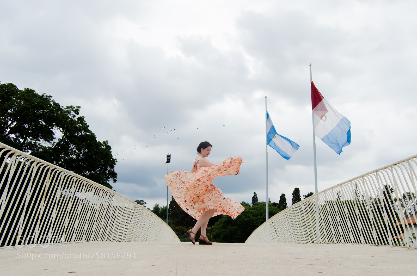 Nikon D7000 sample photo. Emilene y el puente photography