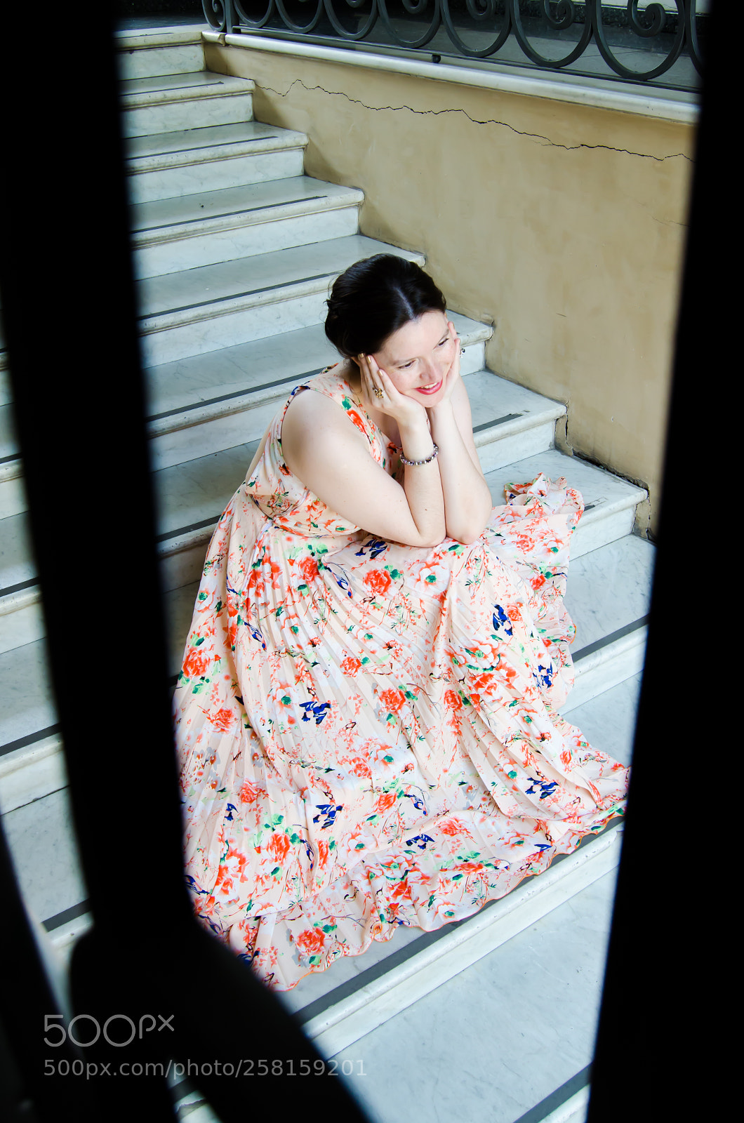 Nikon D7000 sample photo. Emilene en escaleras photography