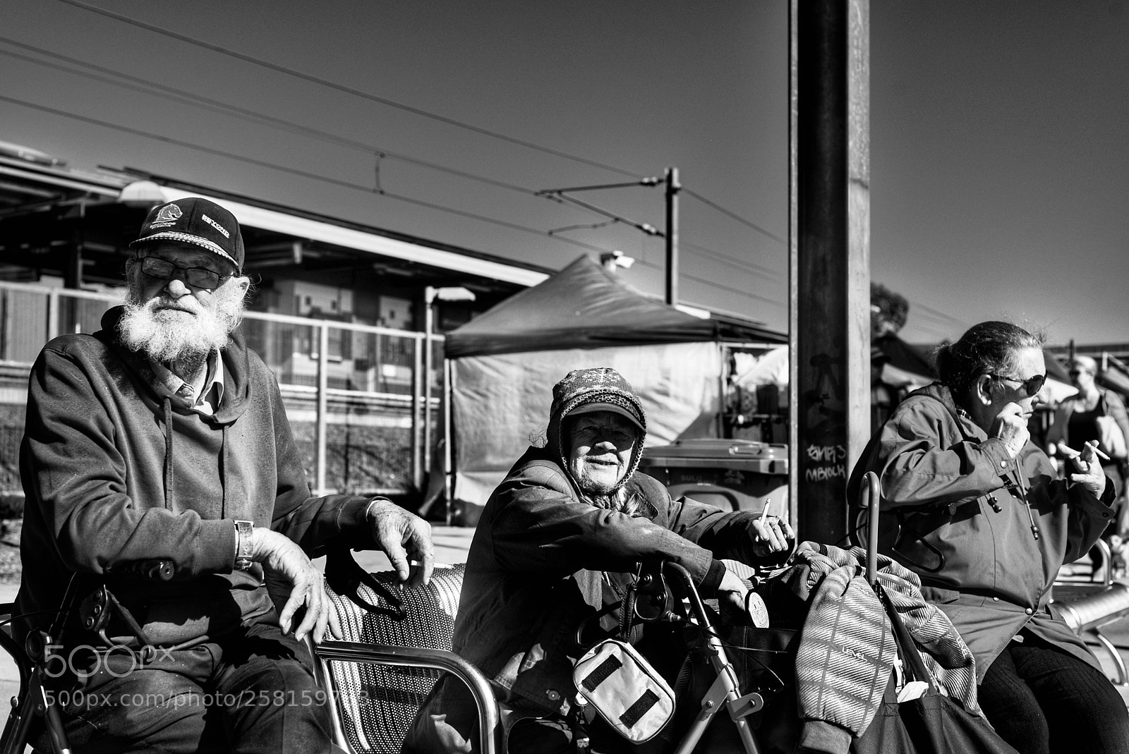 Nikon D800 sample photo. The old people basking photography