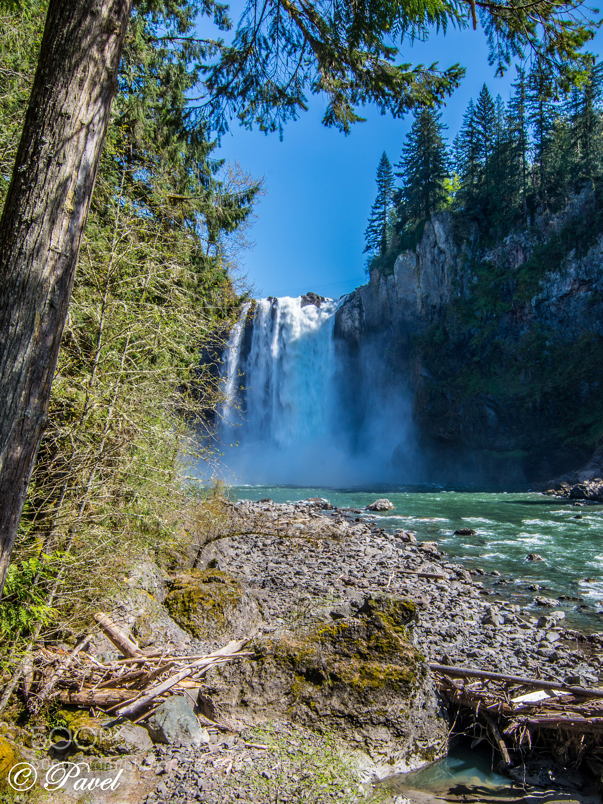 Nikon D5200 sample photo. Waterfall from river photography
