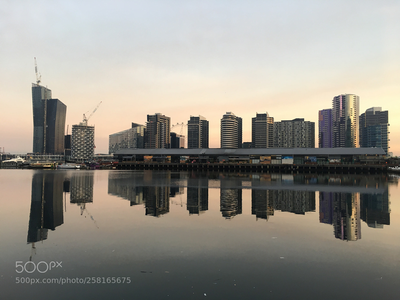 Apple iPhone 6s sample photo. Buildings at docklands  photography