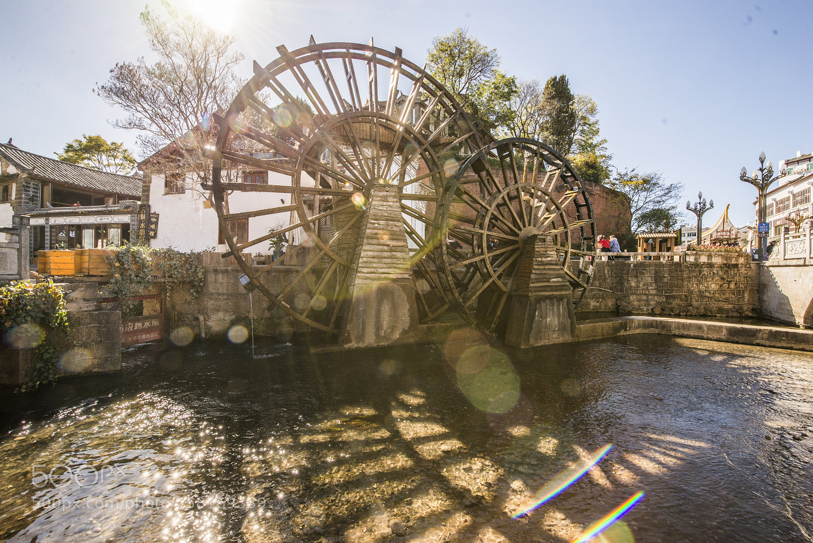 Nikon D600 sample photo. Wooden water wheel photography