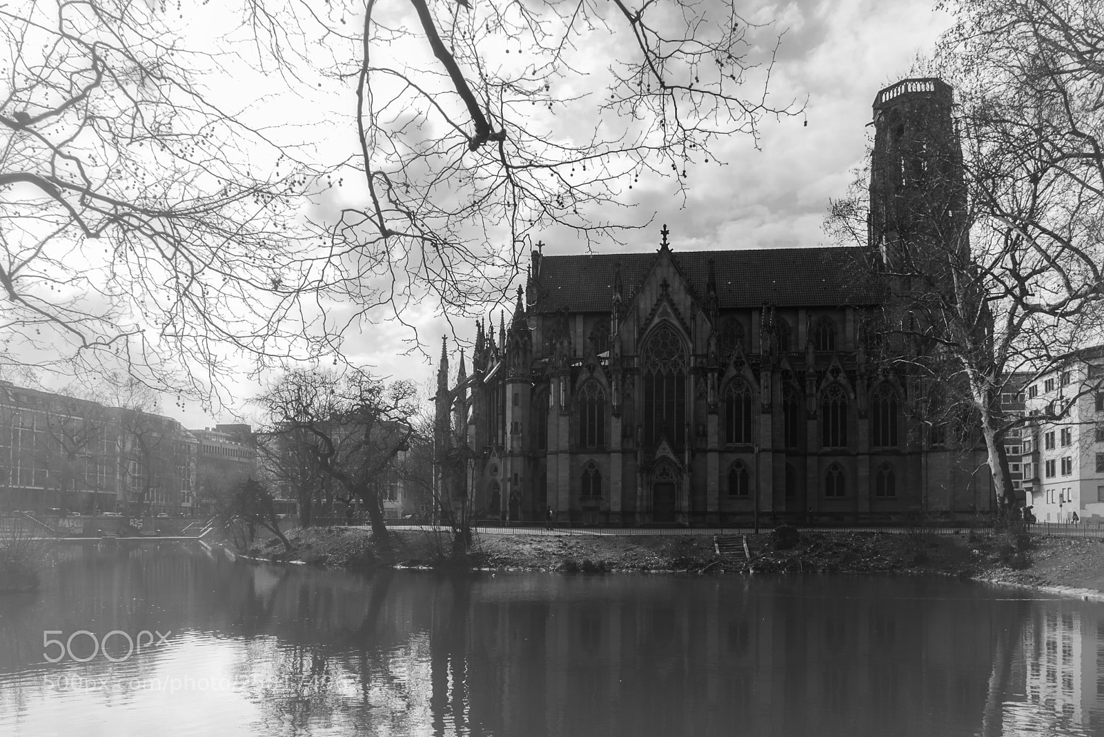 Panasonic Lumix DMC-LX7 sample photo. The old gothic church photography