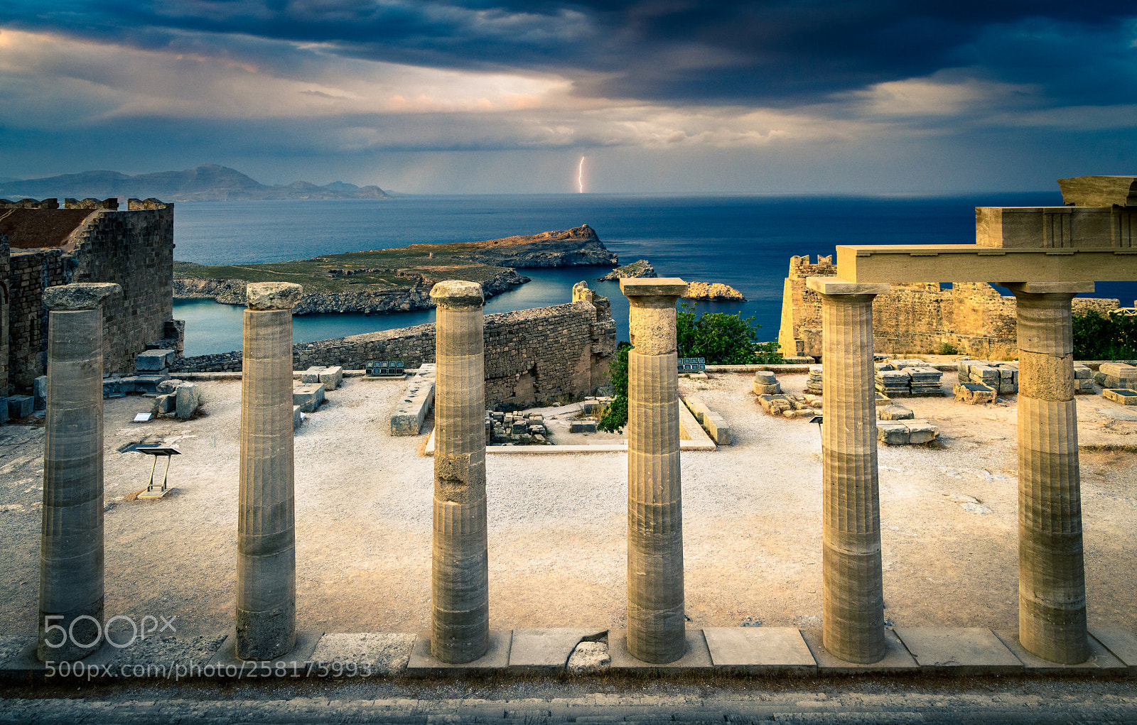 Nikon D850 sample photo. The acropolis of lindos photography