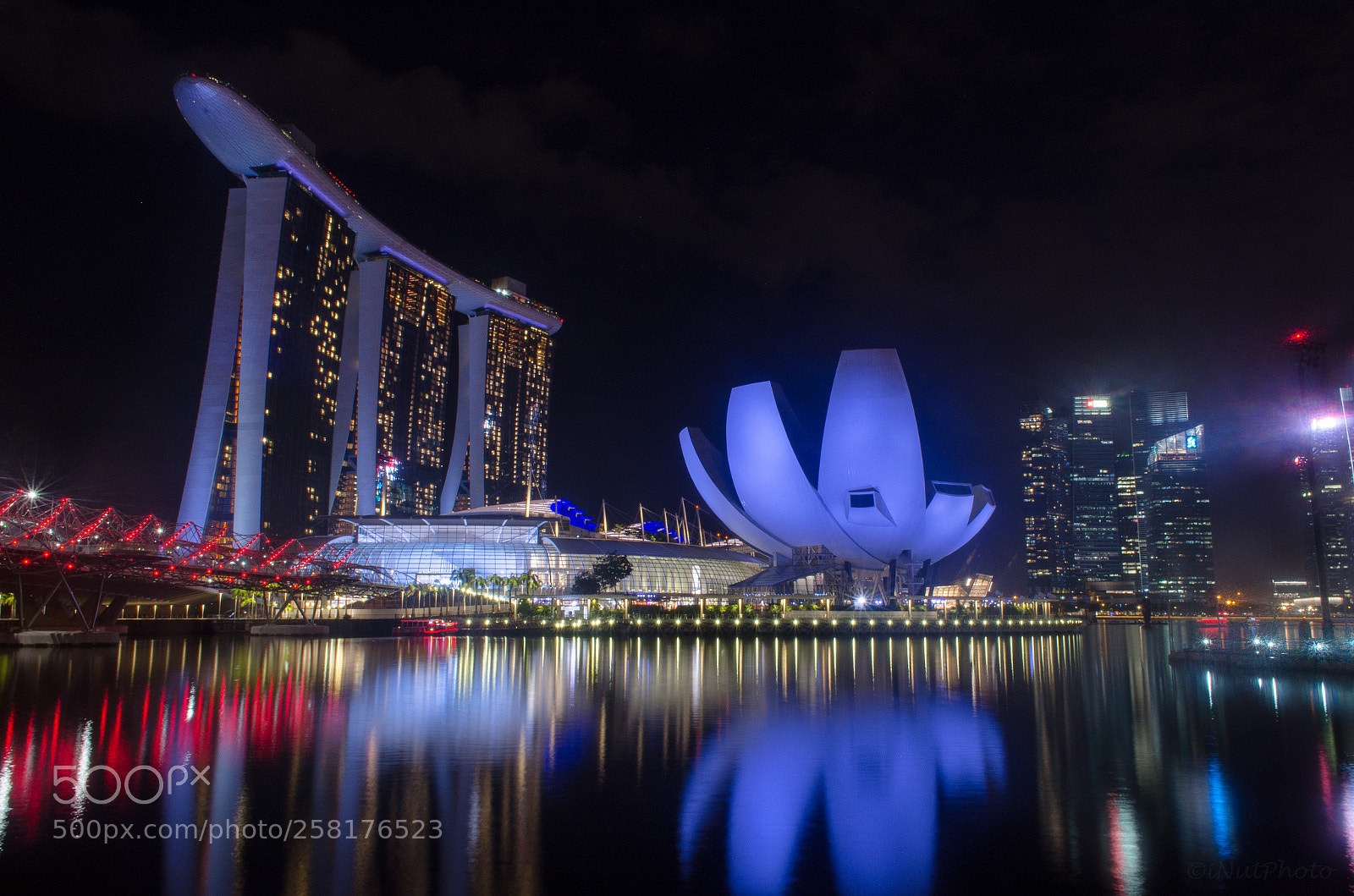 Nikon D5100 sample photo. Marina bay sand photography