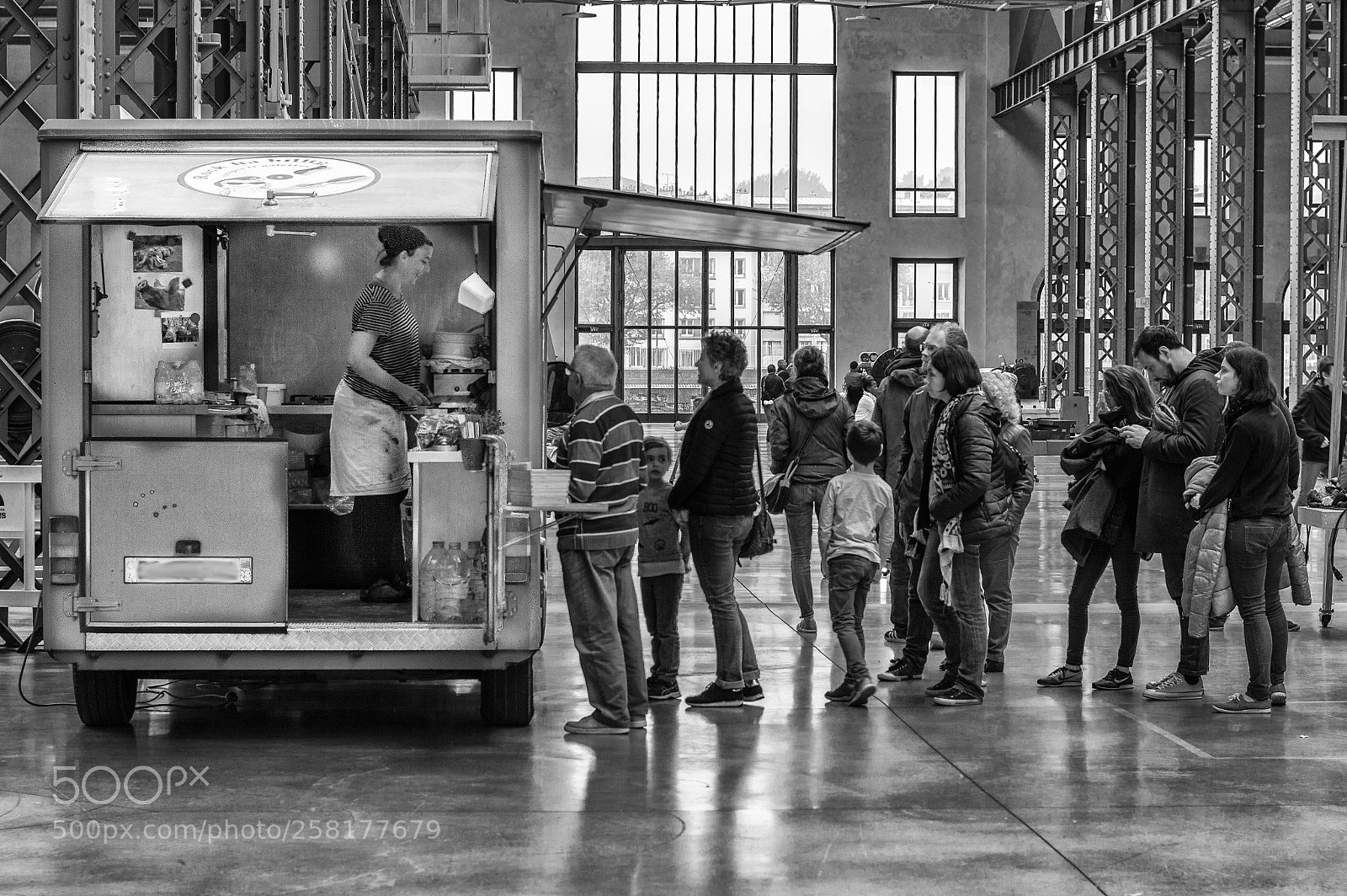 Nikon D3200 sample photo. Food truck inside photography