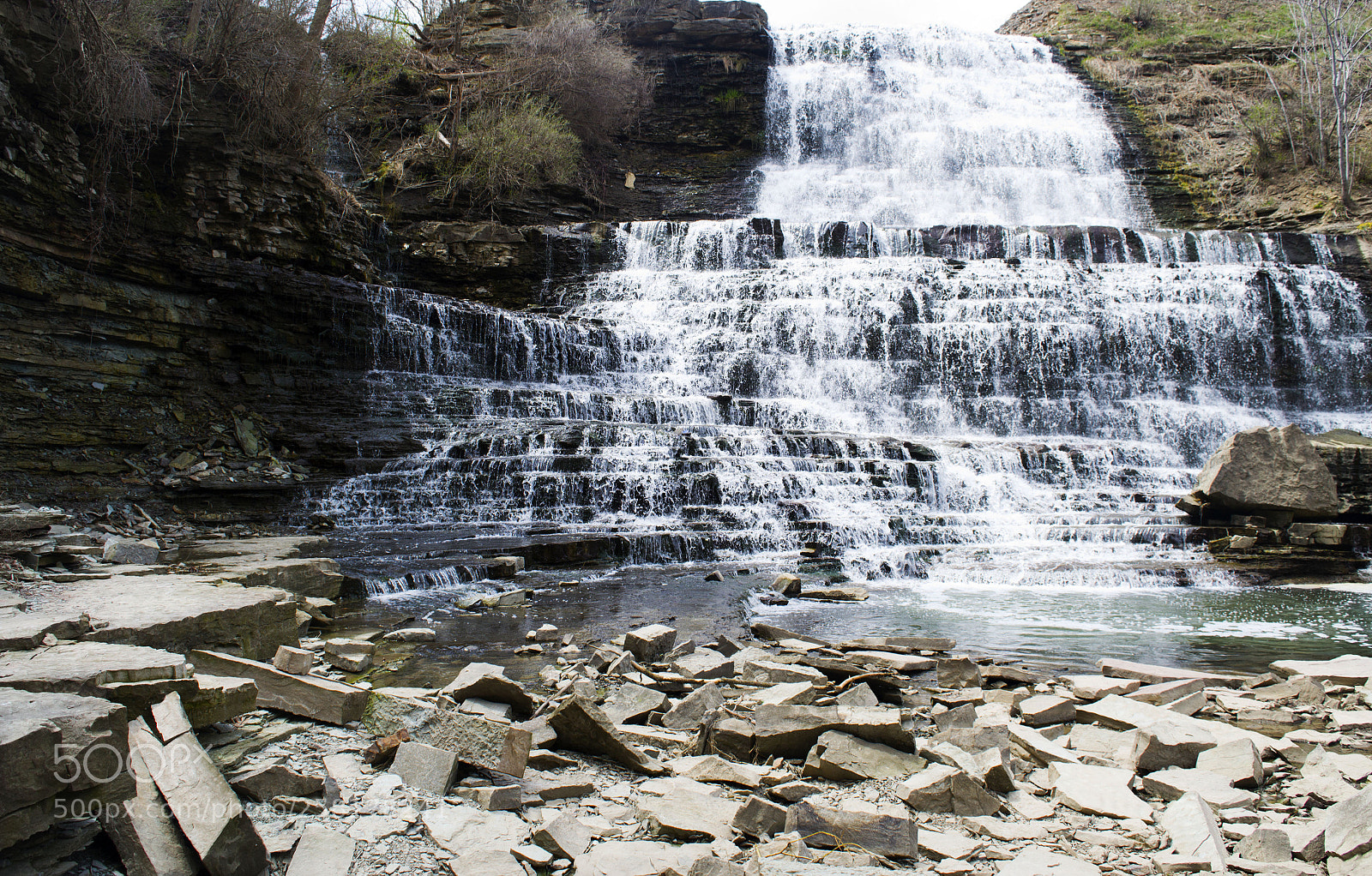 Nikon D3100 sample photo. Albion falls photography