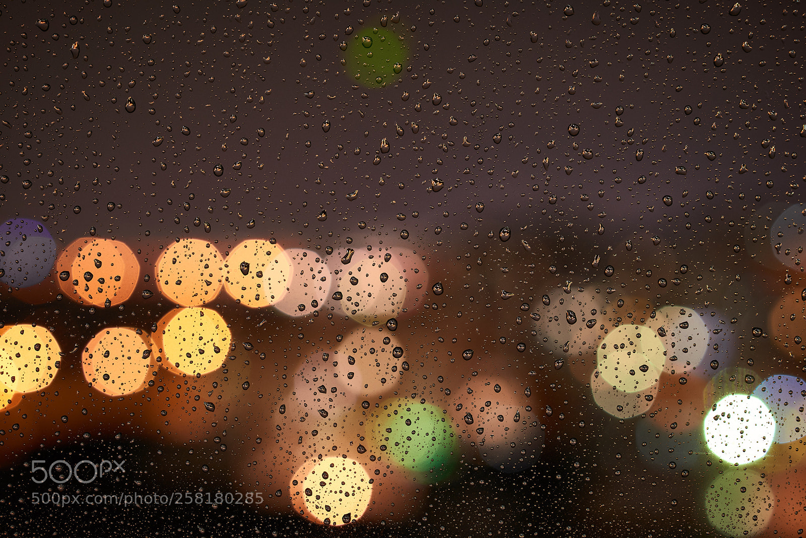 Nikon D800 sample photo. Night rain photography