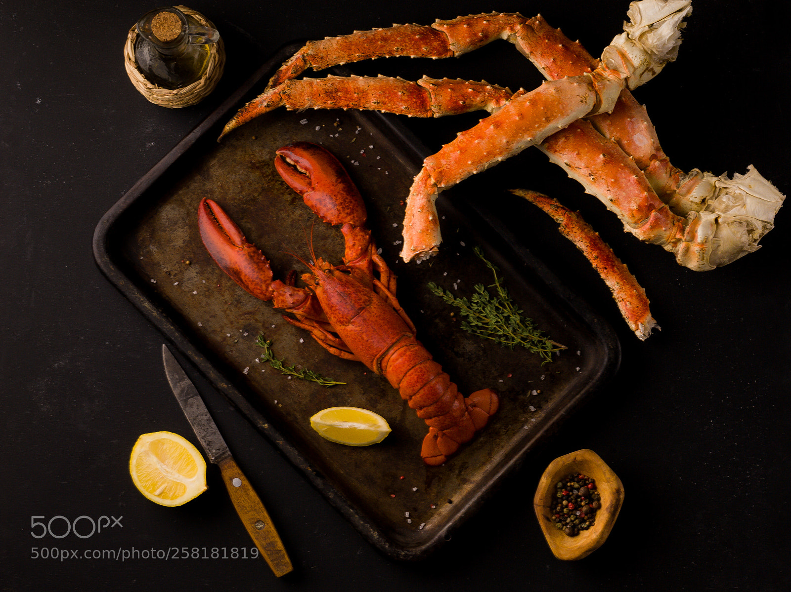 Nikon D200 sample photo. Лобстер и камчатский краб photography