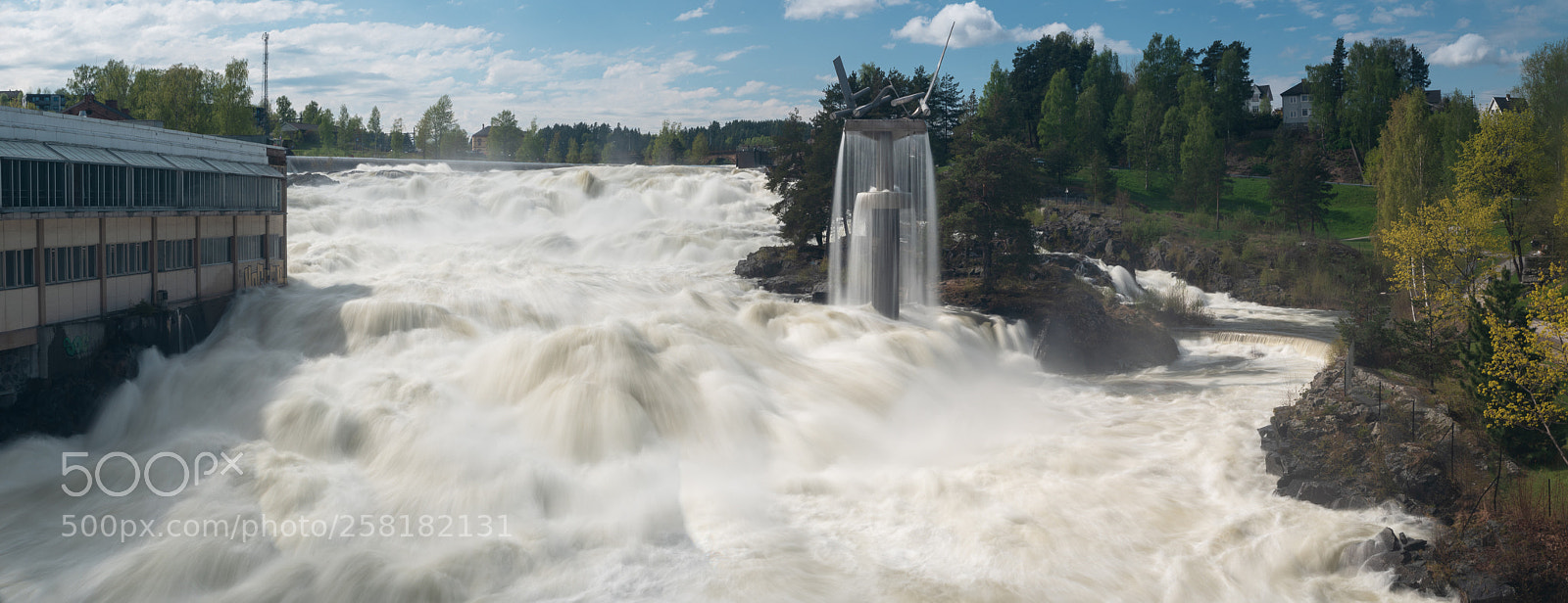 Nikon D750 sample photo. Hønefoss bru photography