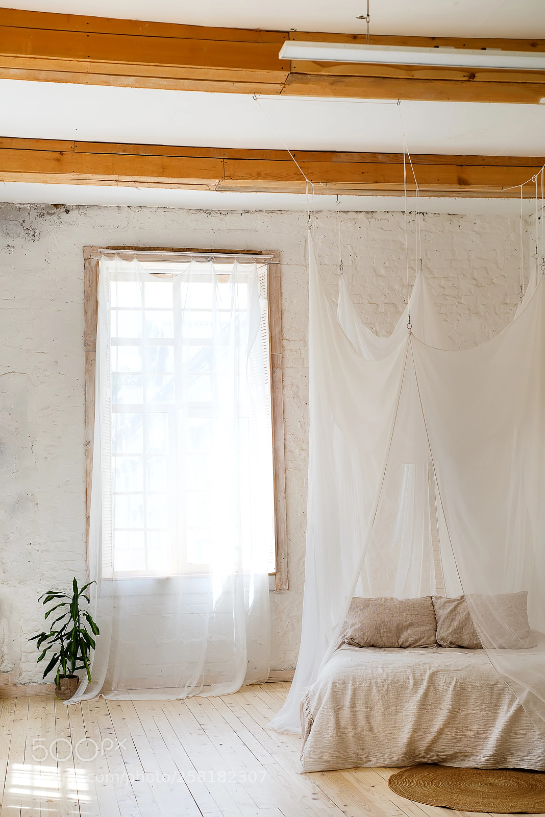 Nikon D610 sample photo. Bedroom in soft light photography