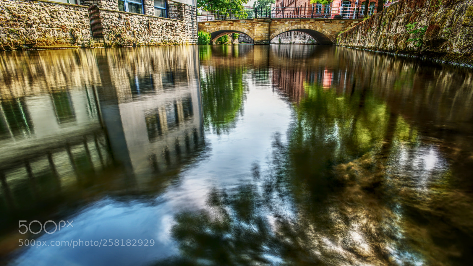 Sony a6300 sample photo. Impressionistic mirror photography