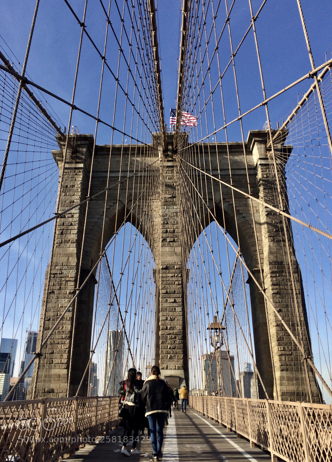 Apple iPhone 5s sample photo. Brooklyn bridge photography