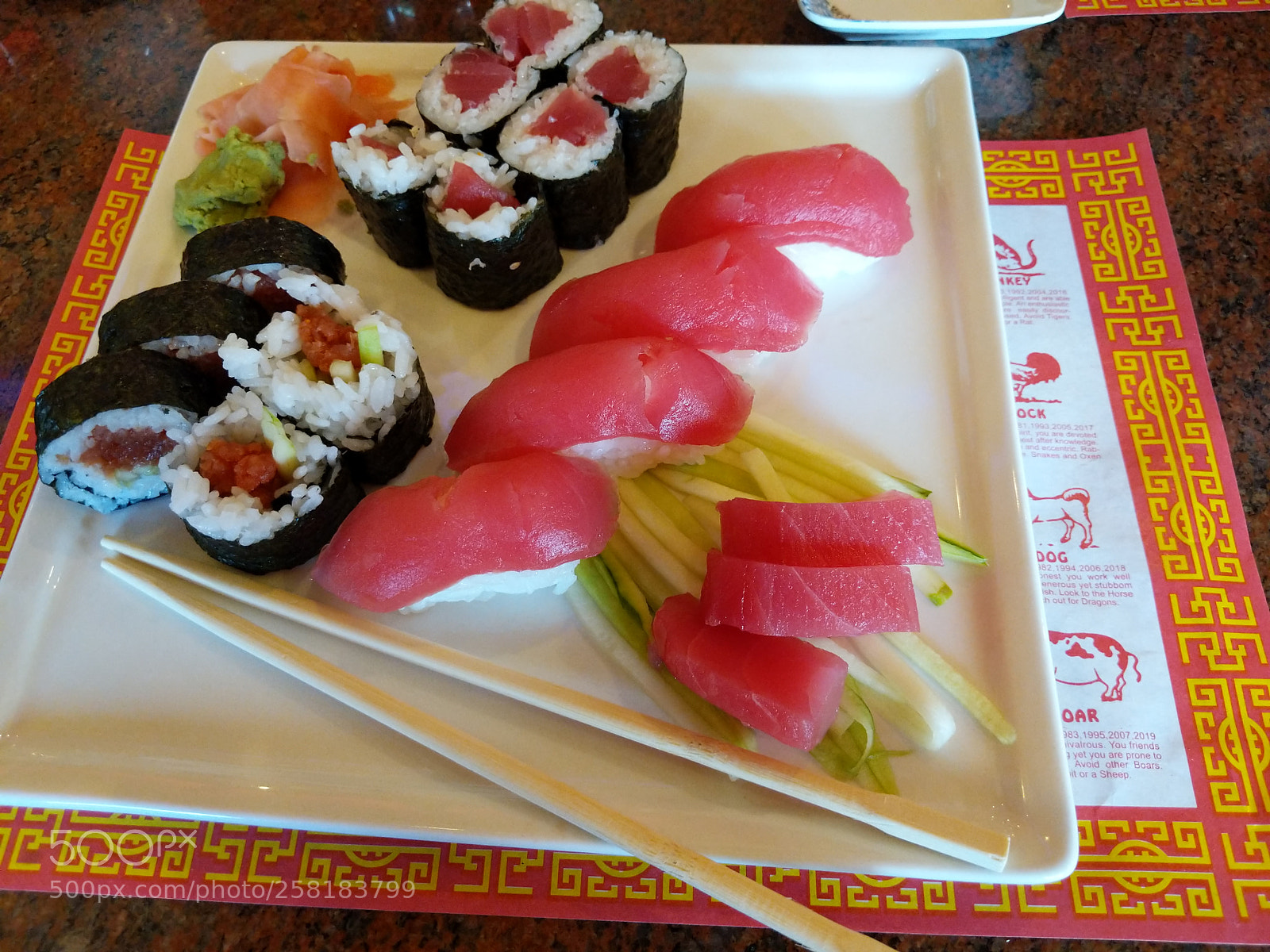 Google Pixel 2 XL sample photo. Sushi photography