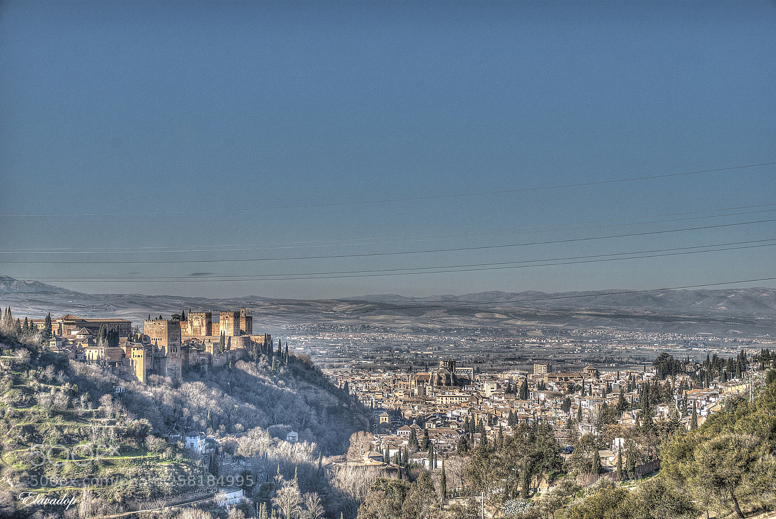 Nikon D3000 sample photo. Granada vista desde el photography