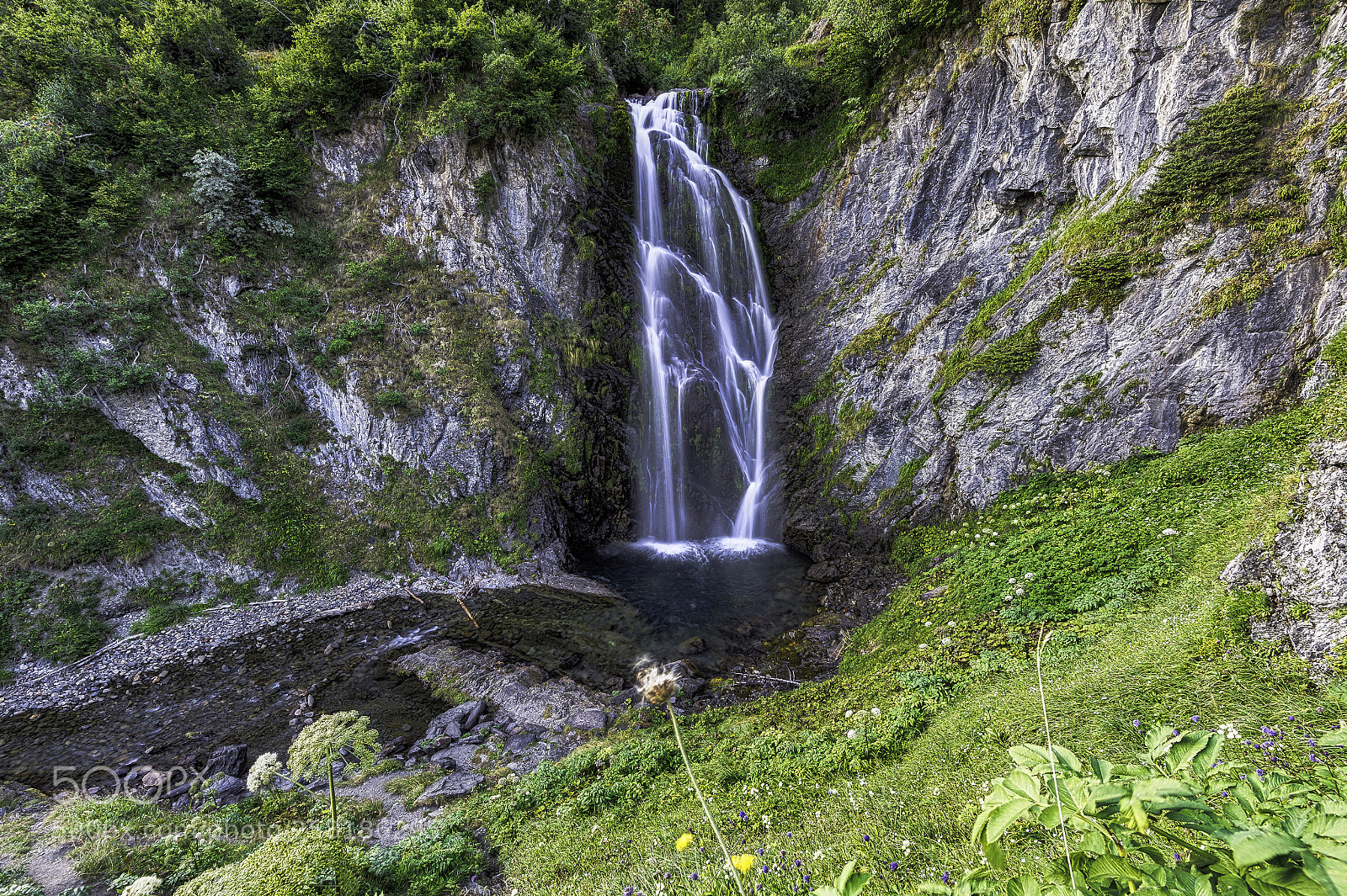 Nikon Df sample photo. The waterfall photography