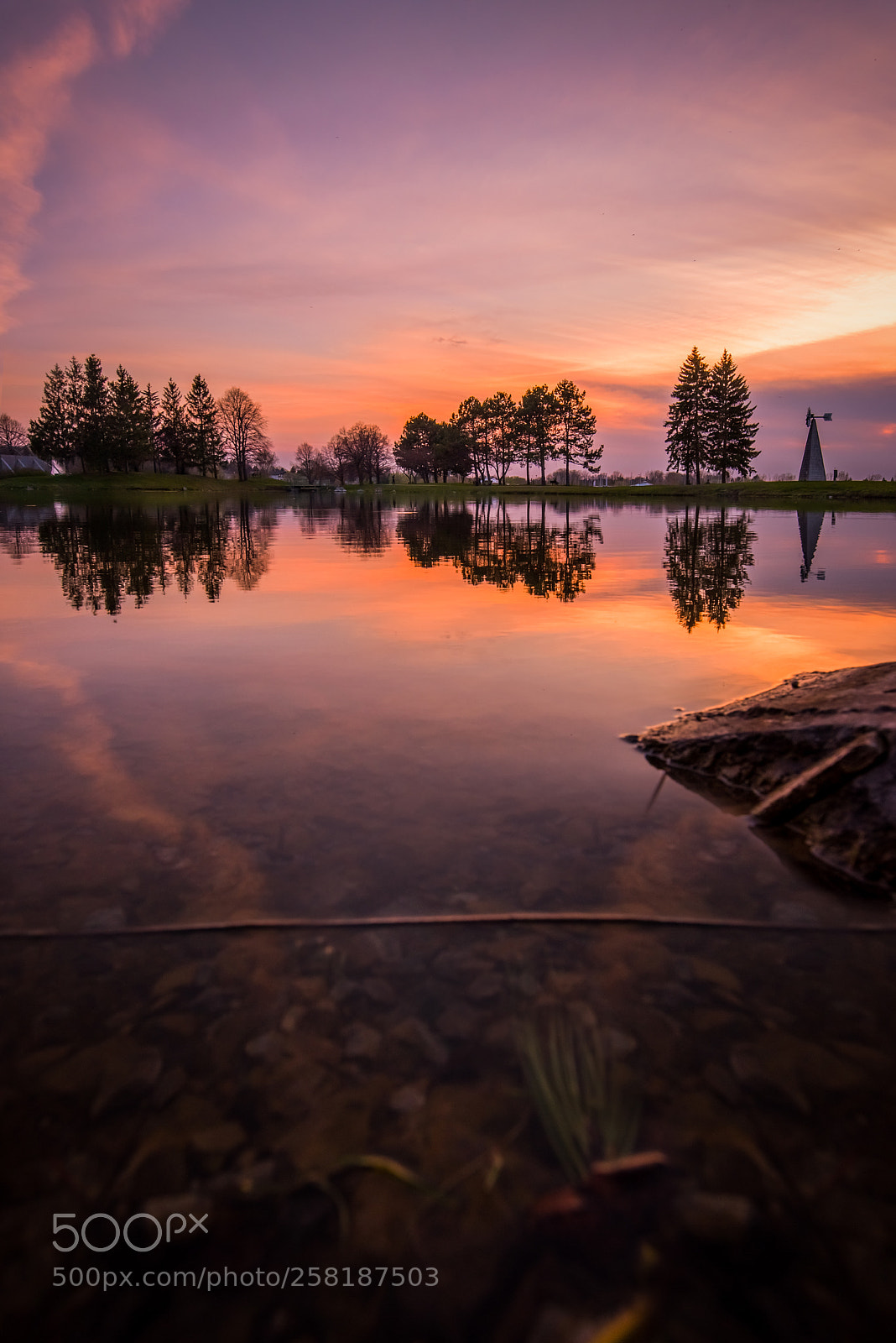Nikon D750 sample photo. Sunset and reflections photography