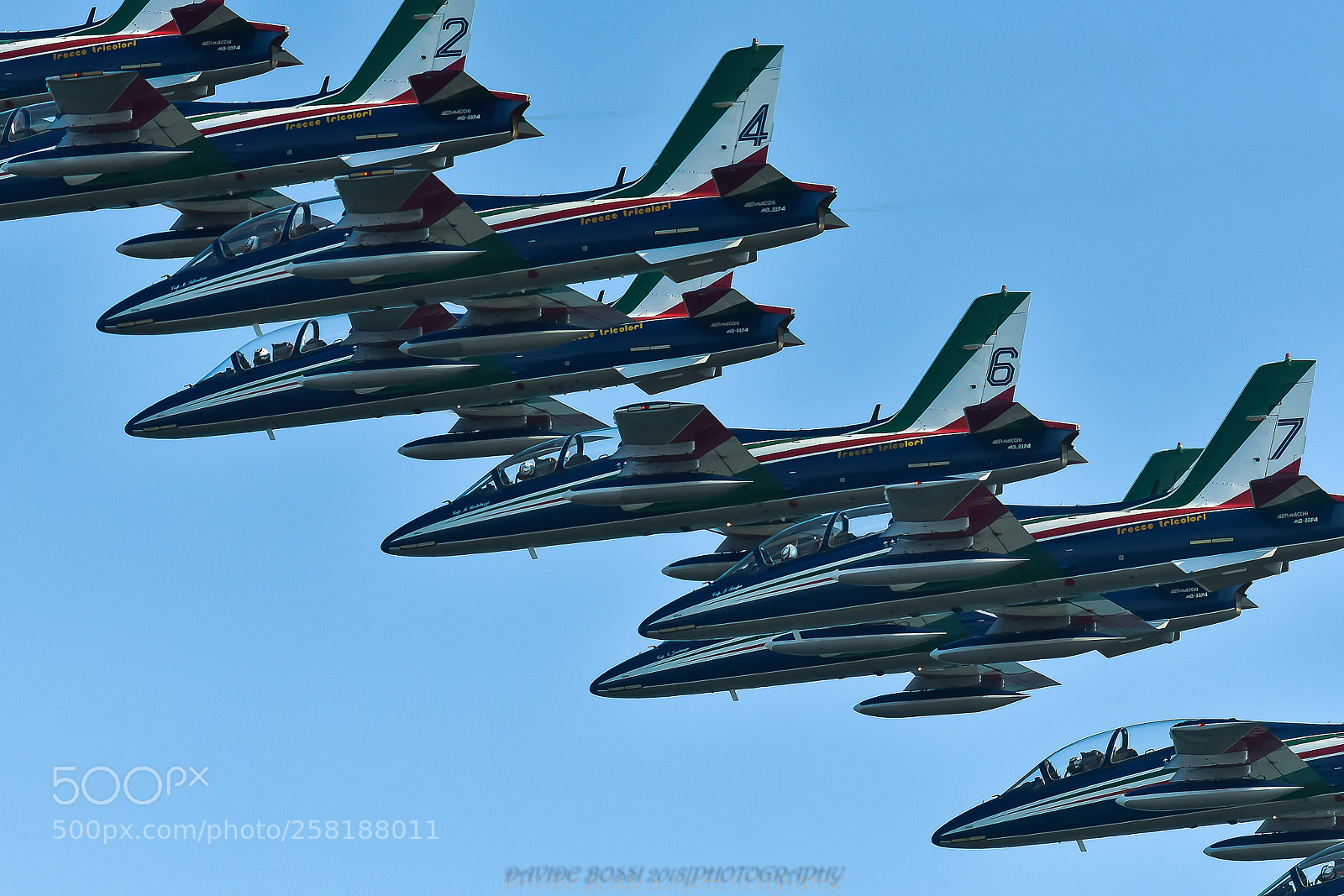 Nikon D810 sample photo. Airshow grado-freccie tricolori photography