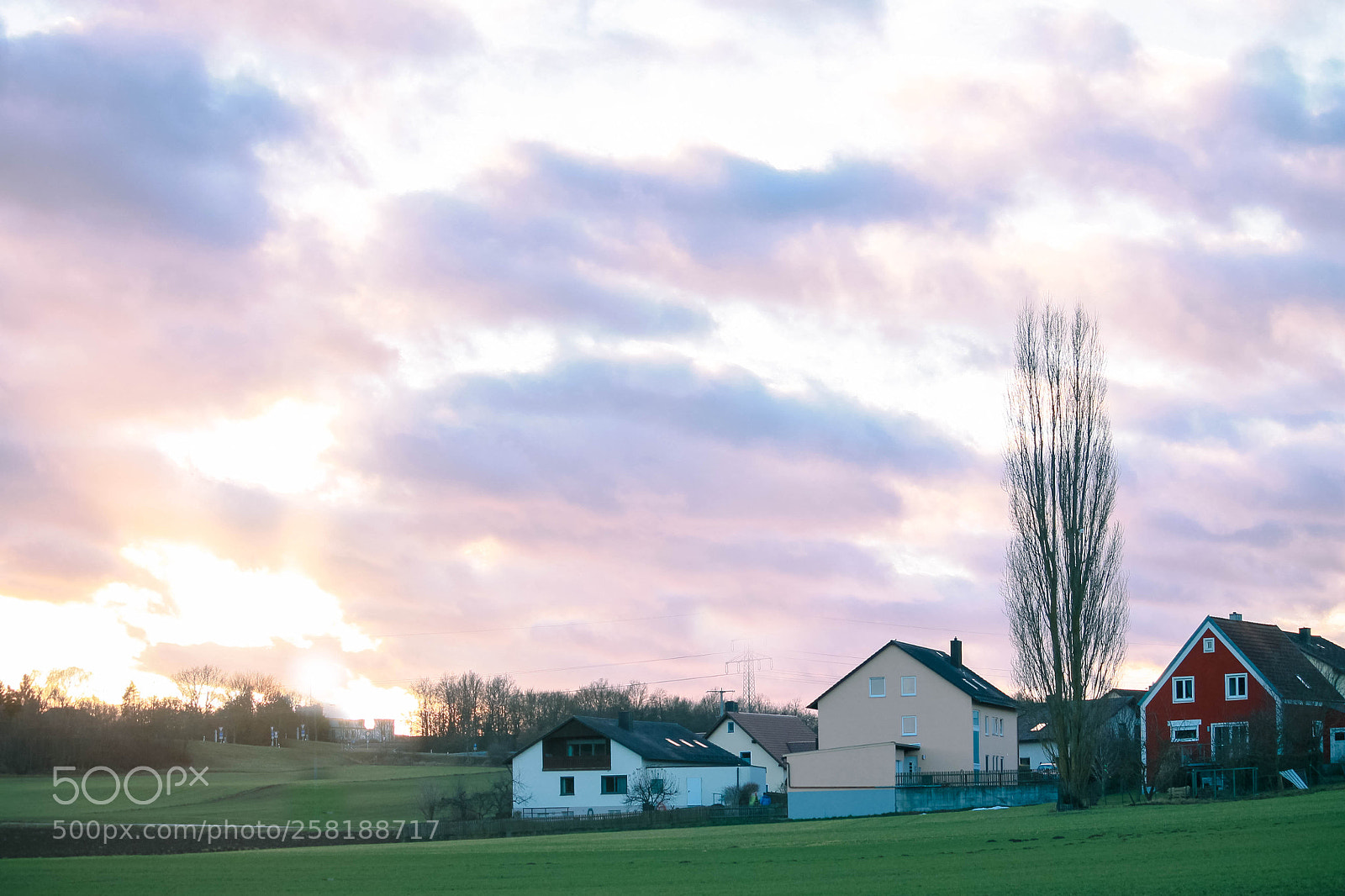 Canon EOS 1100D (EOS Rebel T3 / EOS Kiss X50) sample photo. Sunset near ratisbona photography