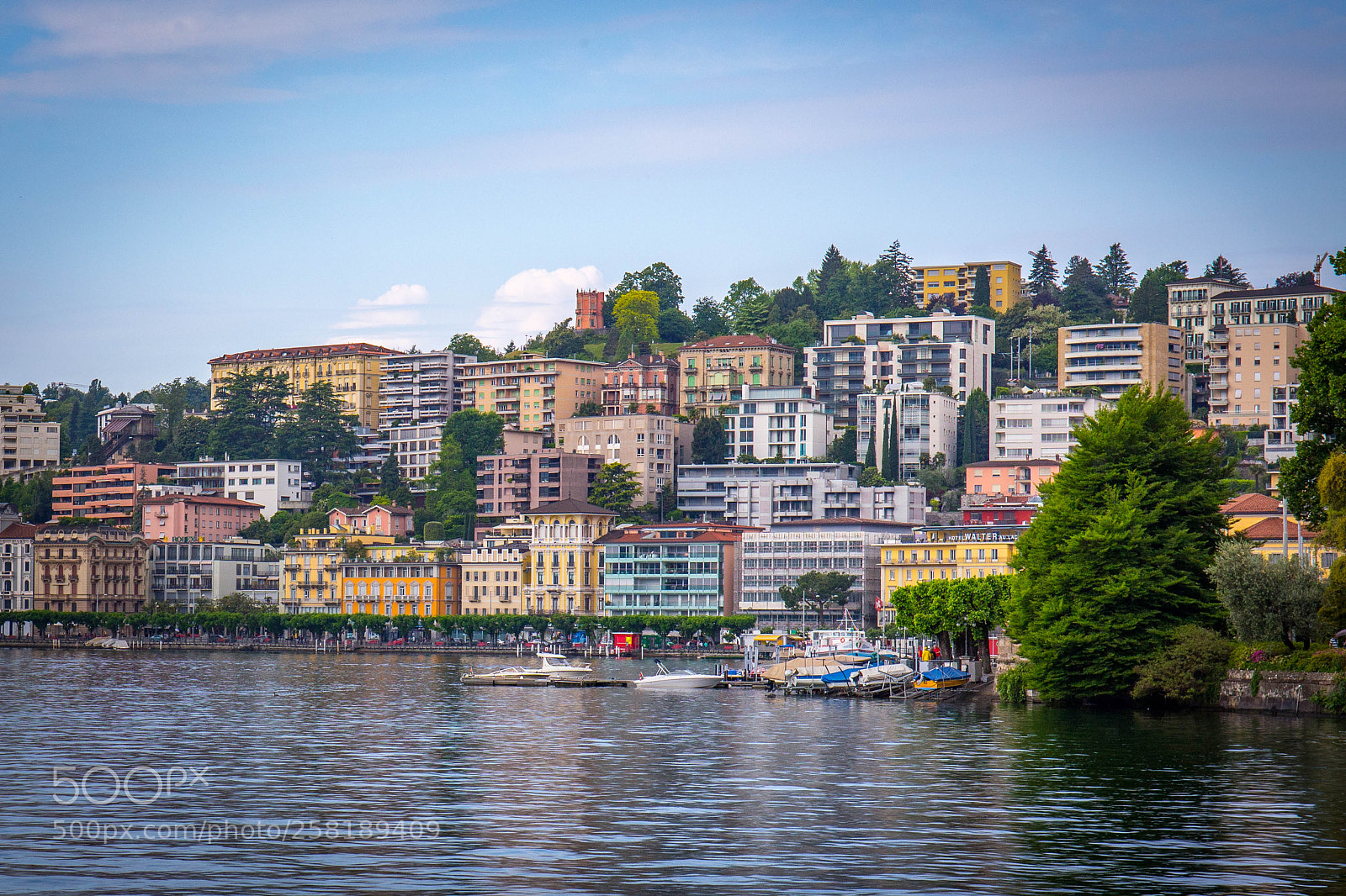 Canon EOS 6D sample photo. Lugano shoreline photography