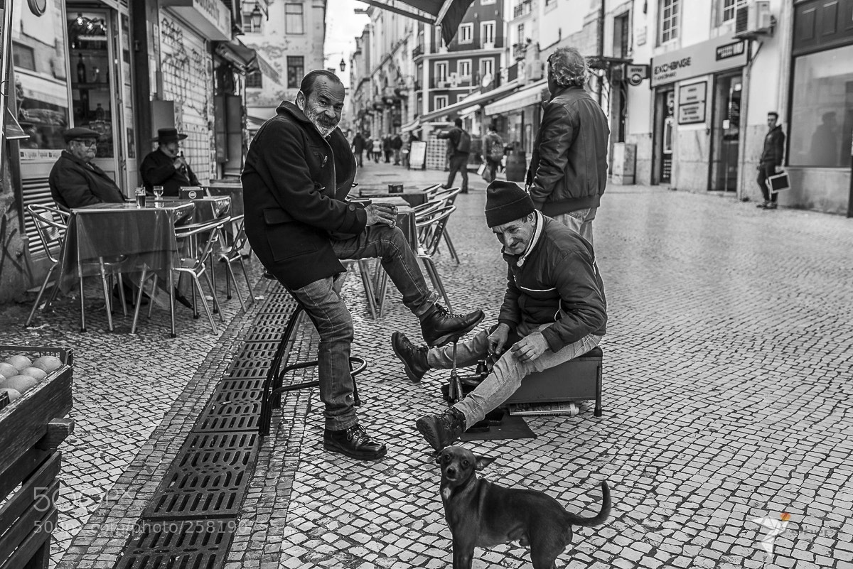 Nikon D800E sample photo. Shoeshine boy photography