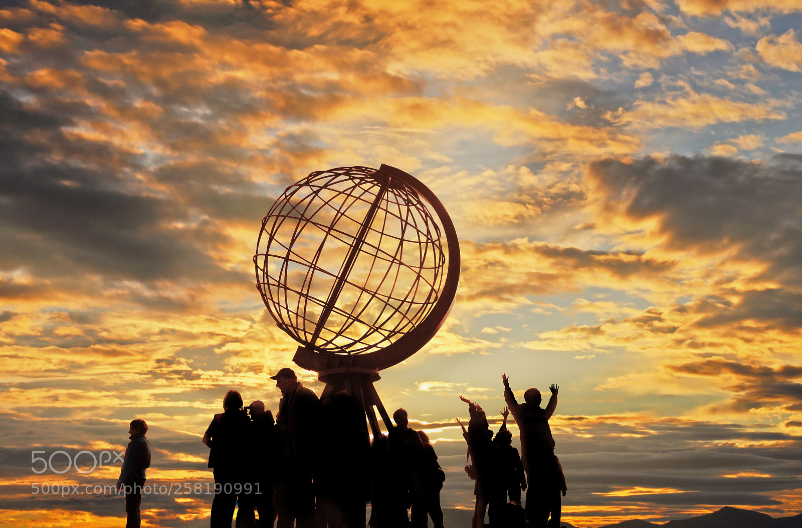 Nikon D5000 sample photo. Sonnenuntergang am nordkapp photography