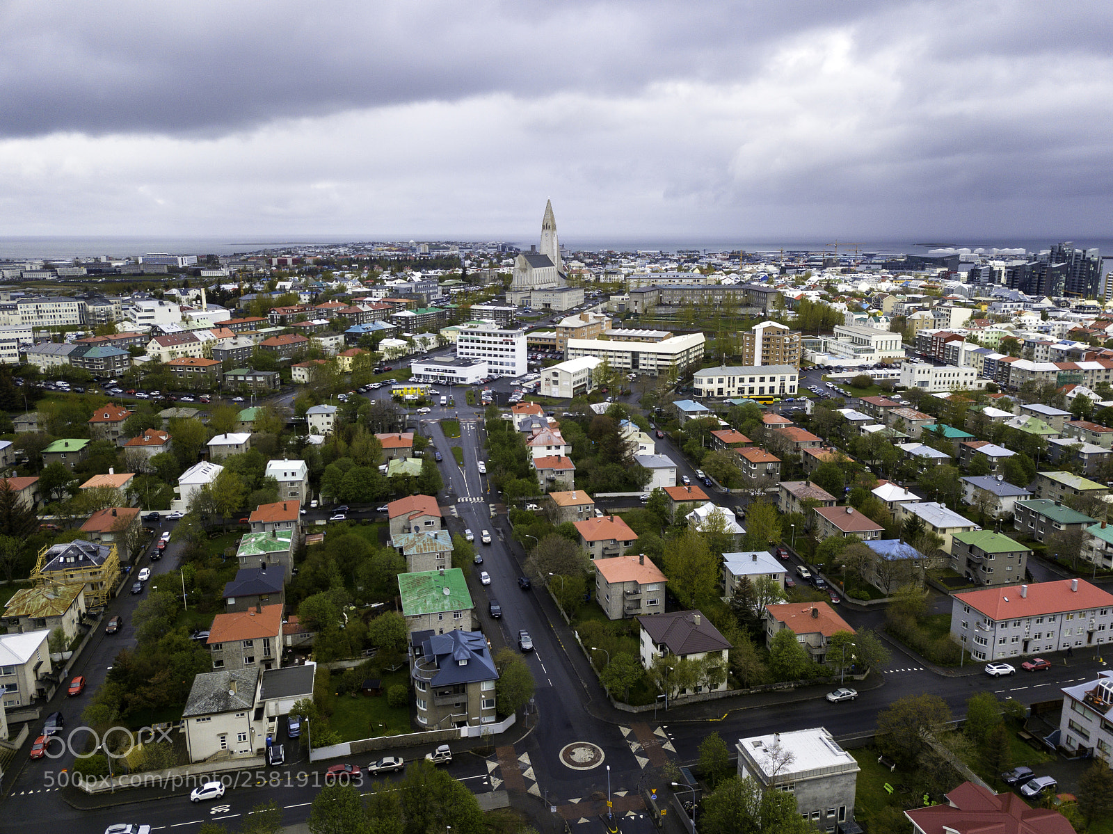 DJI FC220 sample photo. Reykjavík photography