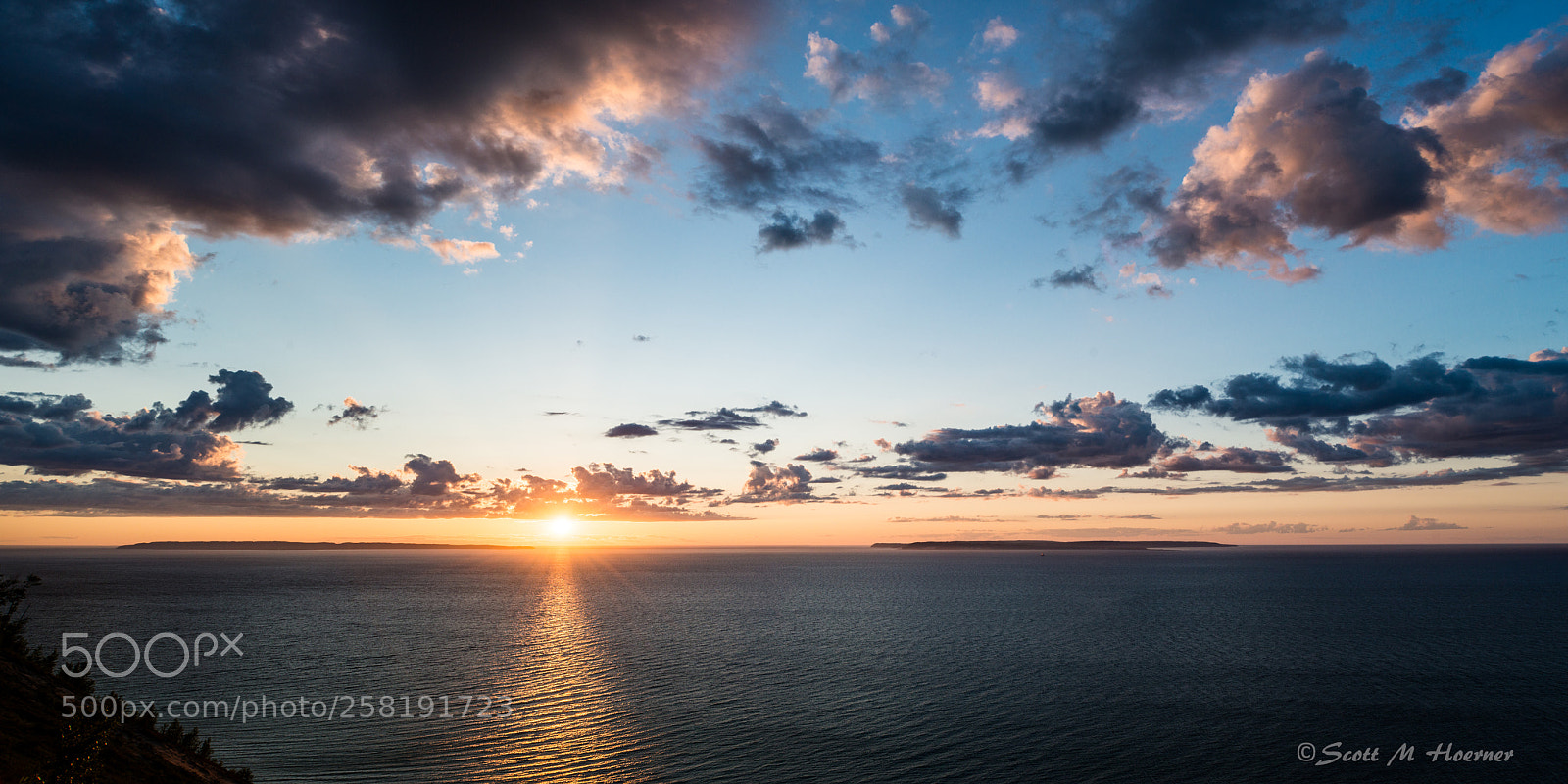 Nikon D800E sample photo. Manitou passage sunset photography