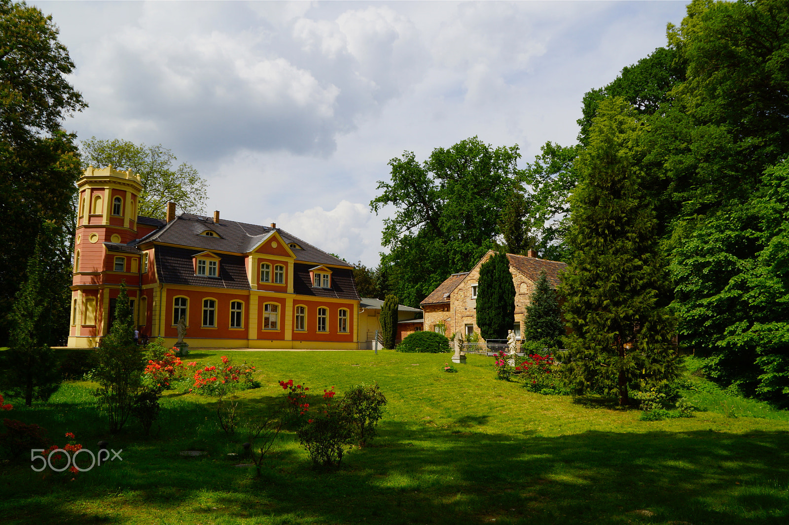Sony DT 18-200mm F3.5-6.3 sample photo. Kromlauer park iii, das schloss / the castle photography