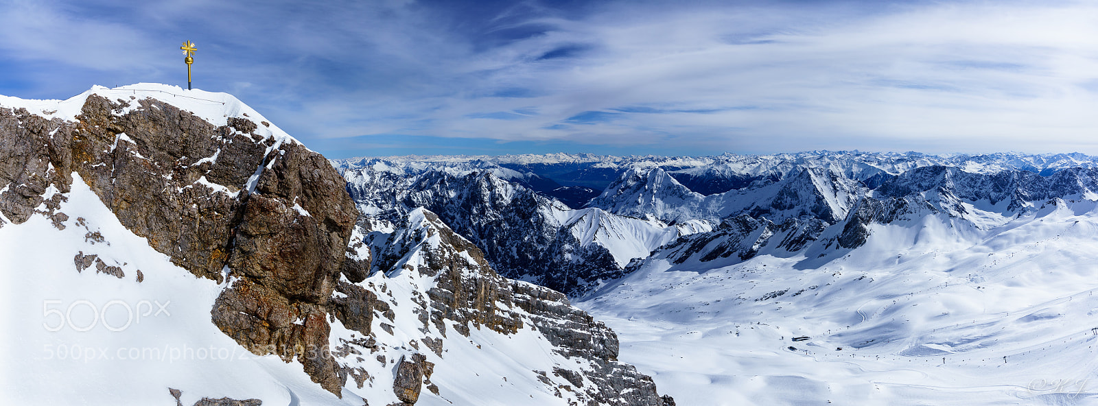 Sony a7R III sample photo. Zugspitze panorama photography