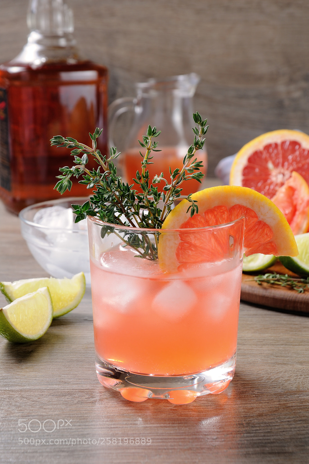 Nikon D90 sample photo. This grapefruit and thyme photography
