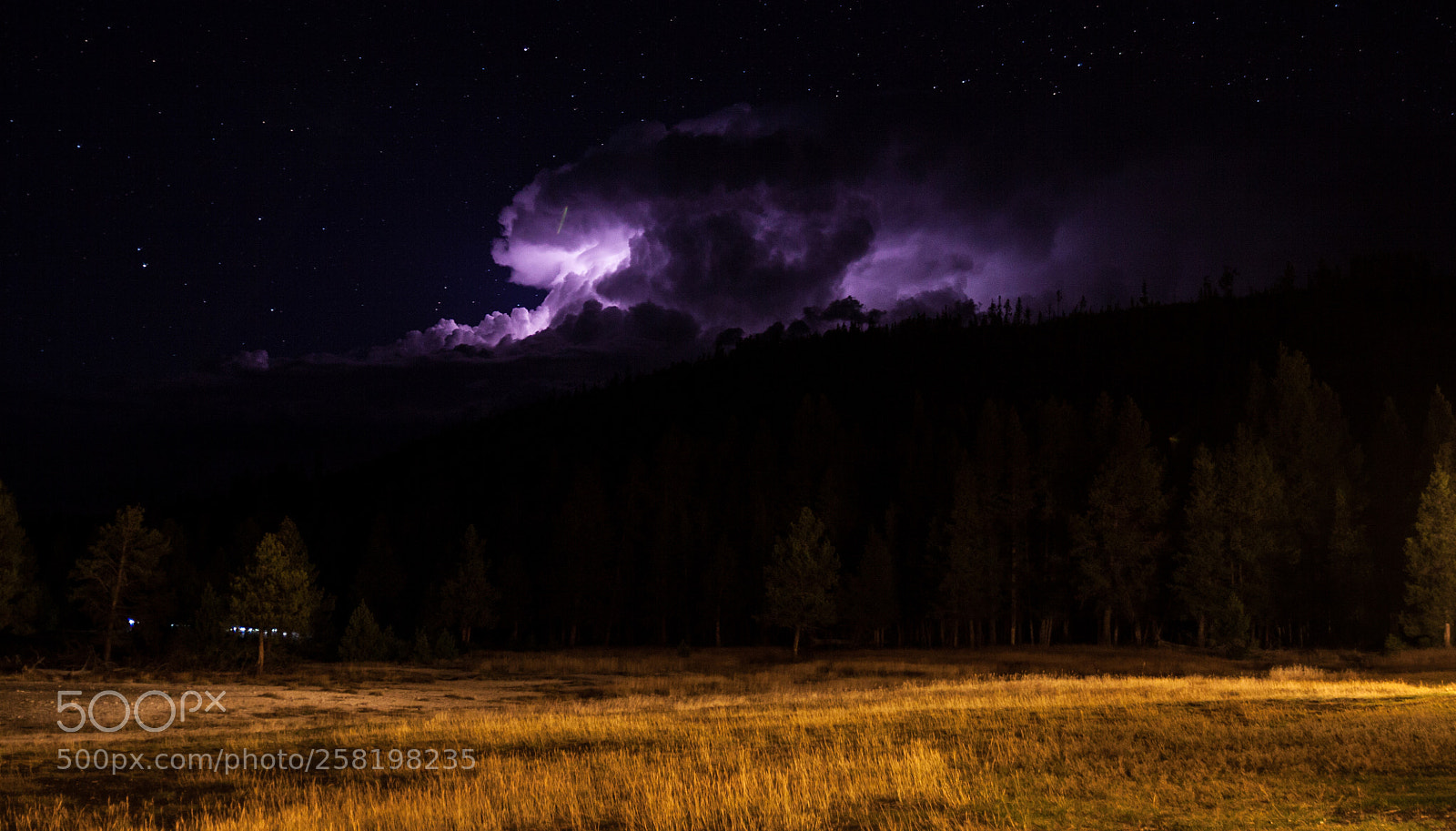 Canon EOS 50D sample photo. A thunderstorm in yellowstone photography