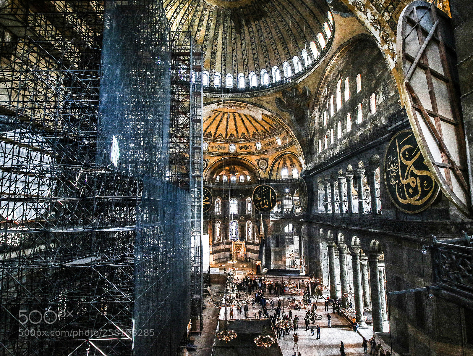 Canon EOS 70D sample photo. Interiors of hagia sophia photography