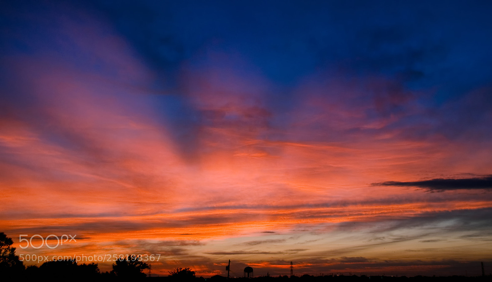 Nikon D300 sample photo. Central texas sunset photography
