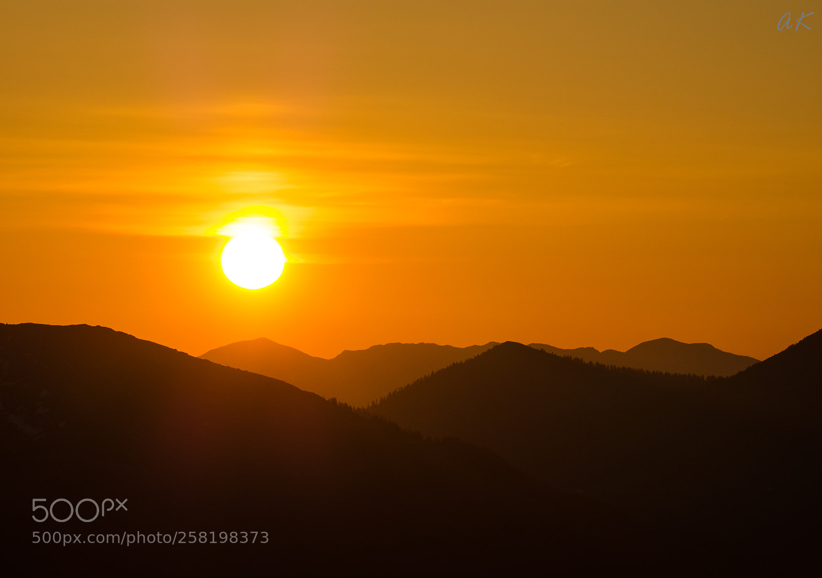 Sony SLT-A58 sample photo. Alpine sunrise photography