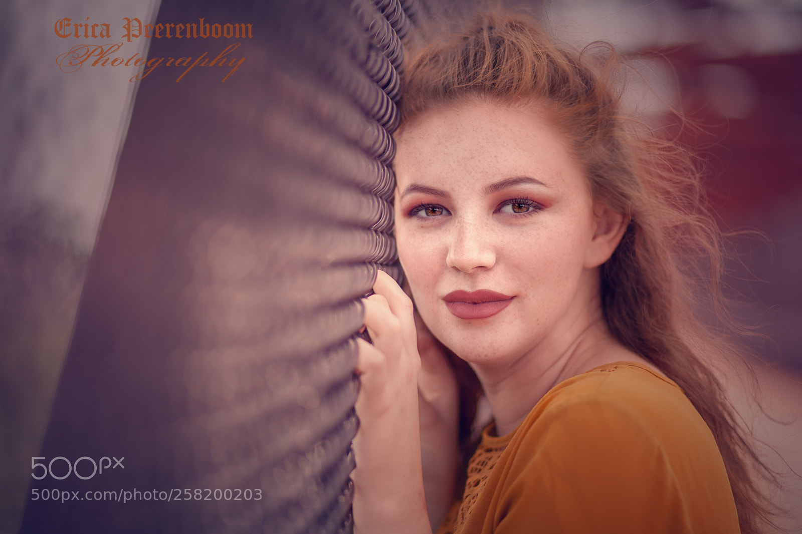 Canon EOS 5D Mark II sample photo. Urban redhead photography