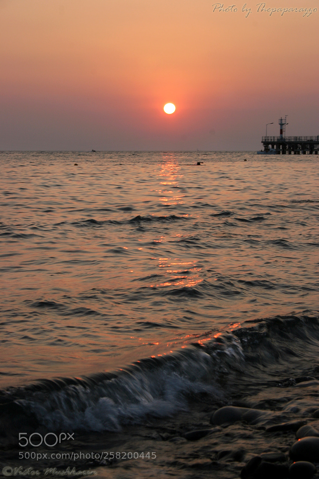 Canon EOS 20D sample photo. Sunset in sochi (9330) lazarevskoe photography