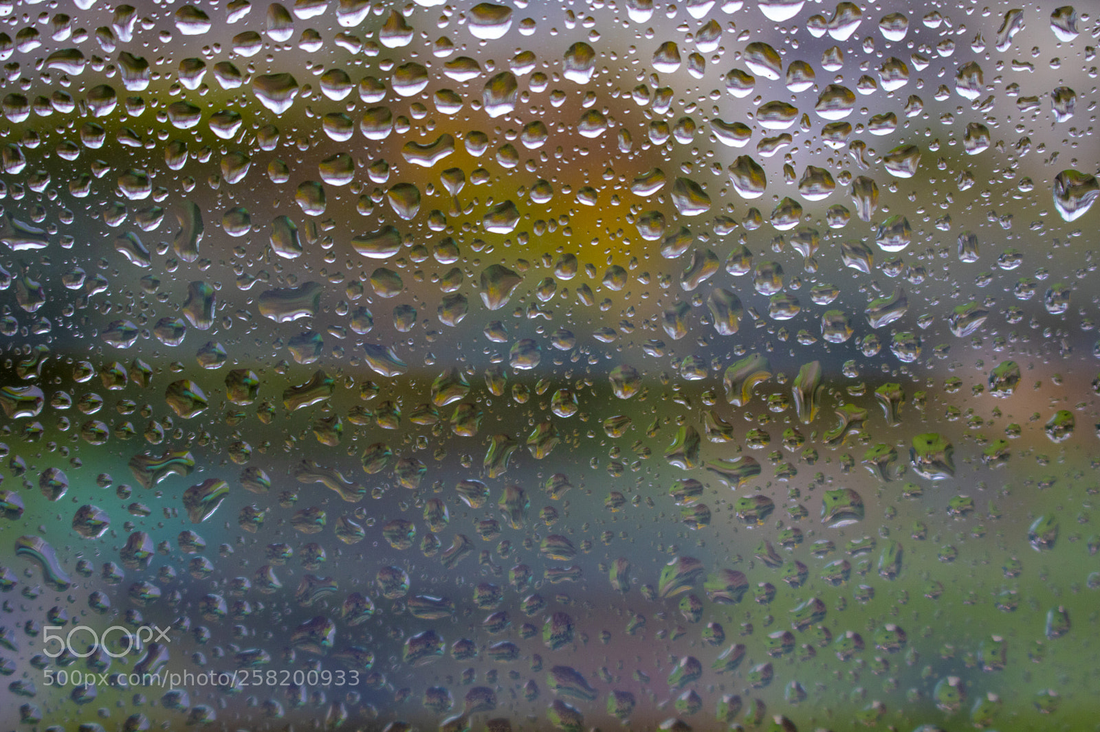Canon EOS 750D (EOS Rebel T6i / EOS Kiss X8i) sample photo. Rain on the glass photography