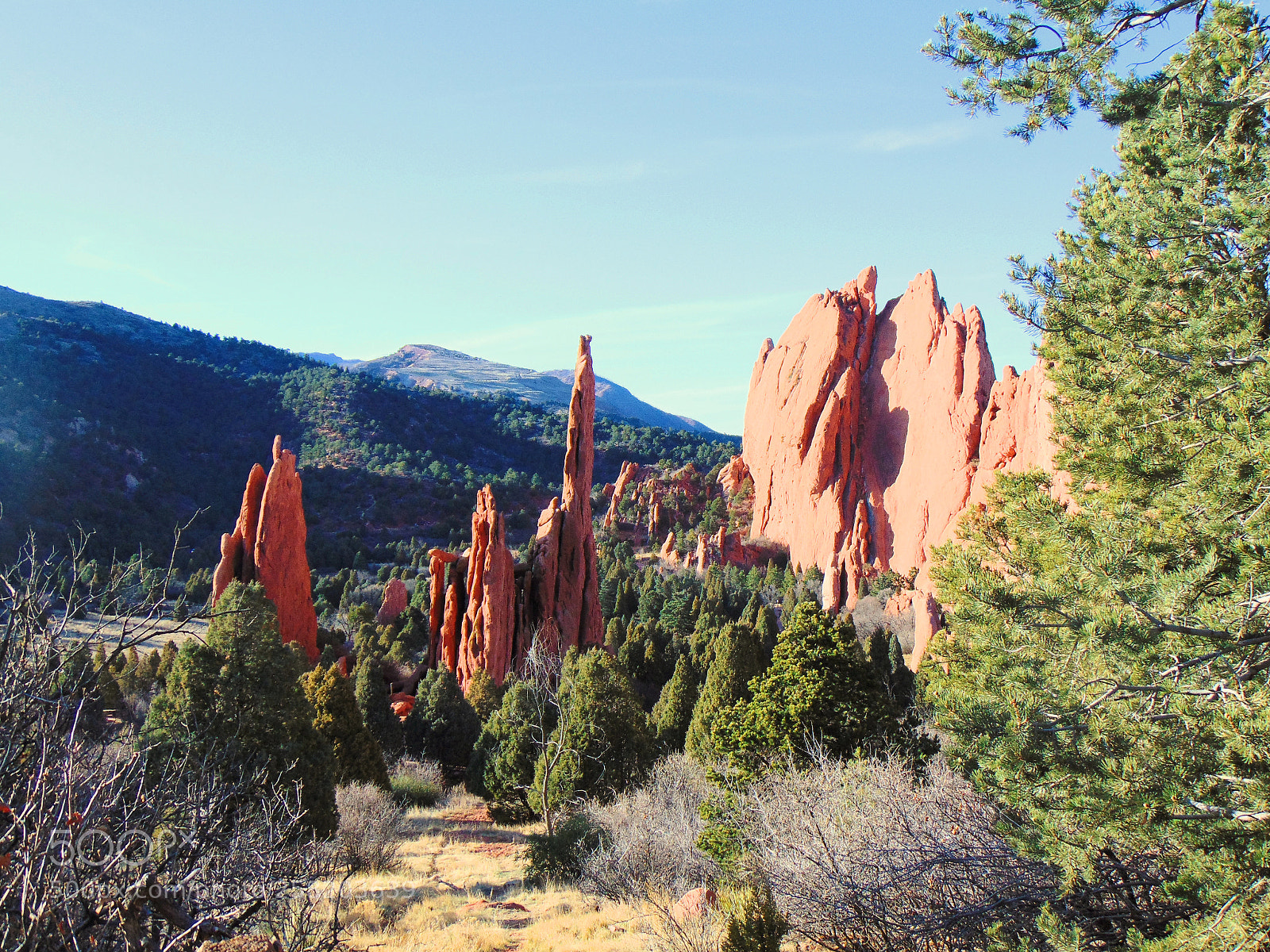 Sony Cyber-shot DSC-H300 sample photo. Garden of the gods photography