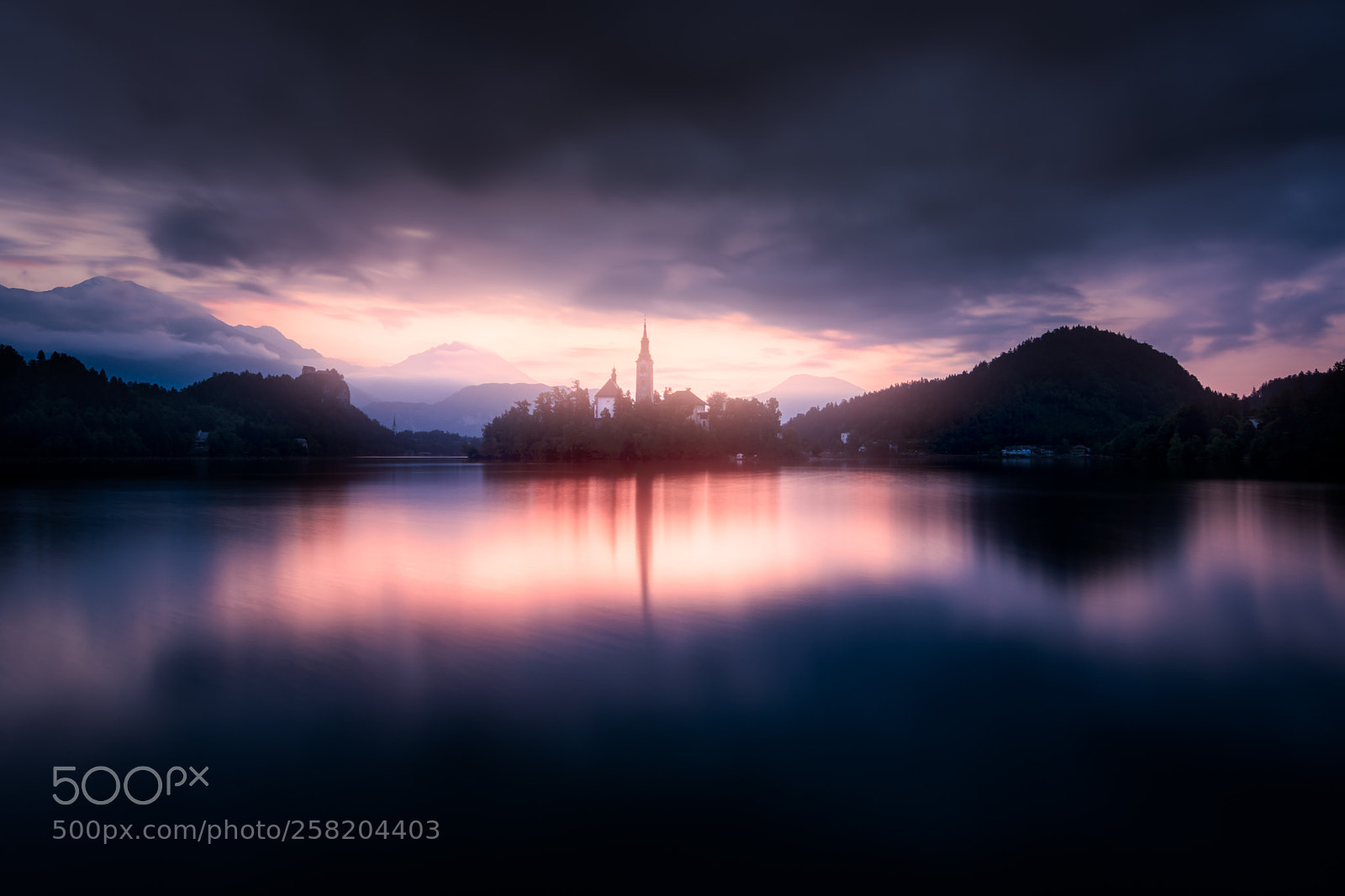 Nikon D7200 sample photo. Blue hour at bled photography