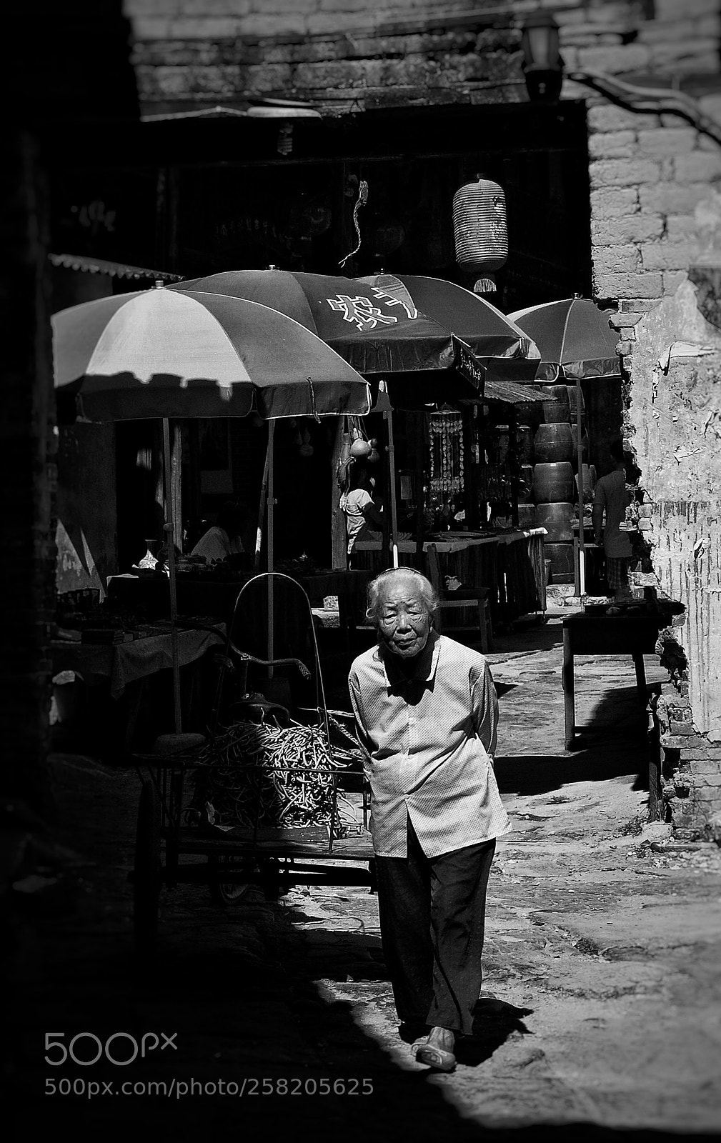 Nikon D40 sample photo. Eldery woman photography