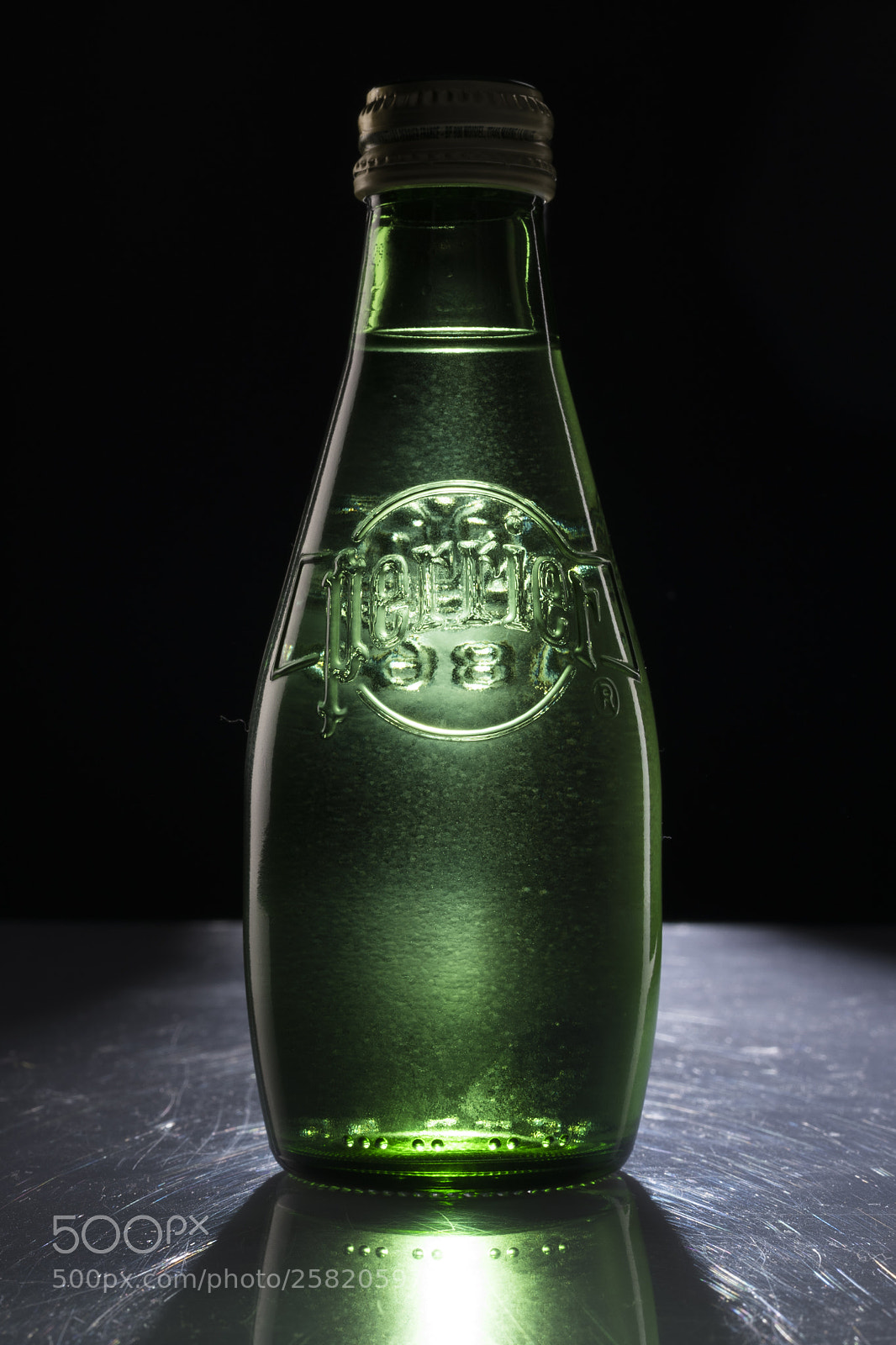 Nikon D500 sample photo. Green glass bottle photography