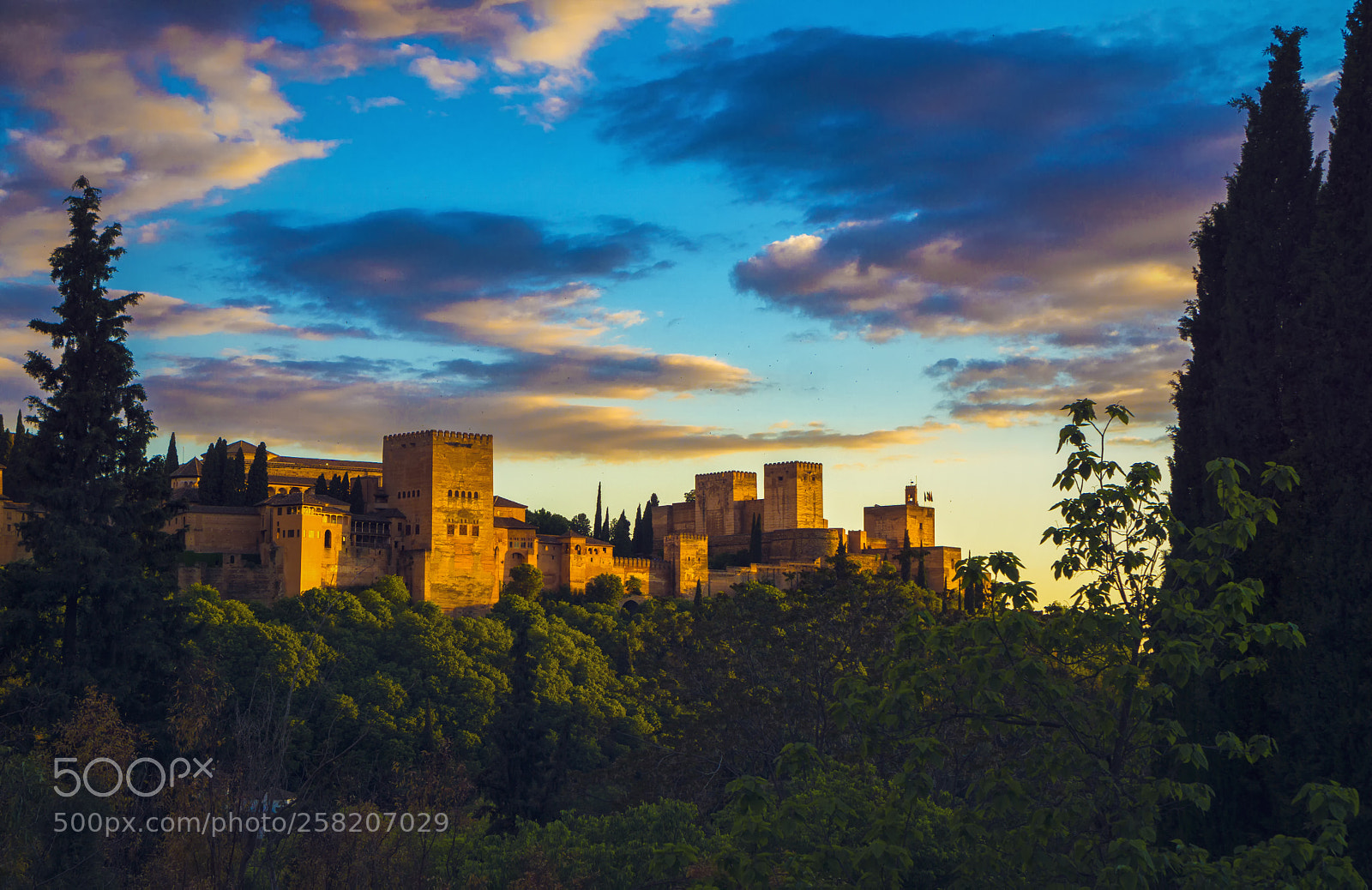 Sony a6000 sample photo. Atardecer en la alhambra photography