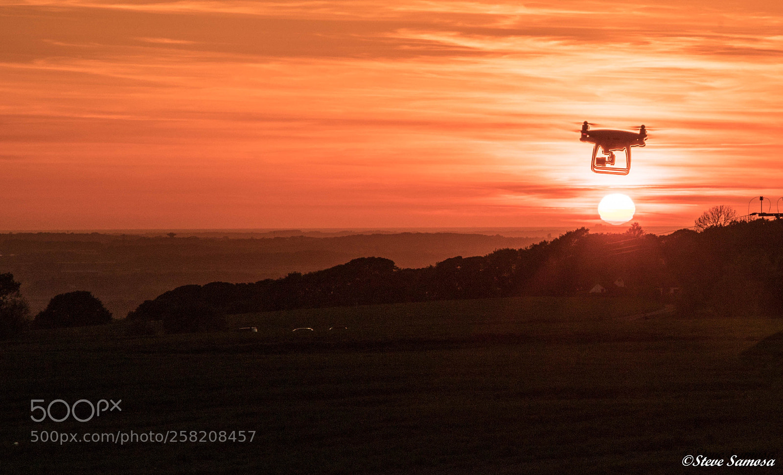 Canon EOS 6D Mark II sample photo. Sunset by drone  photography