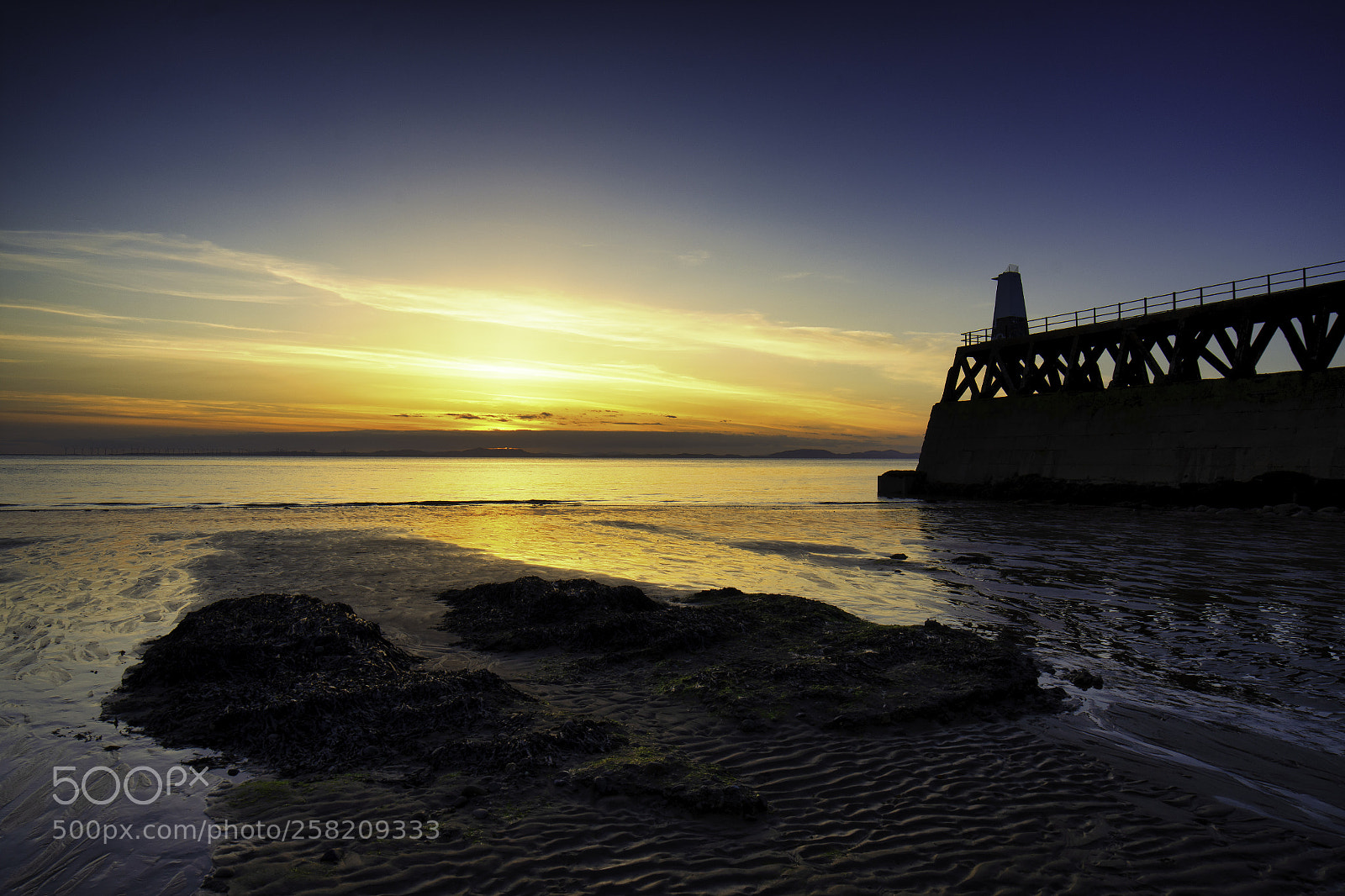 Nikon D7200 sample photo. Maryport pier sunset photography