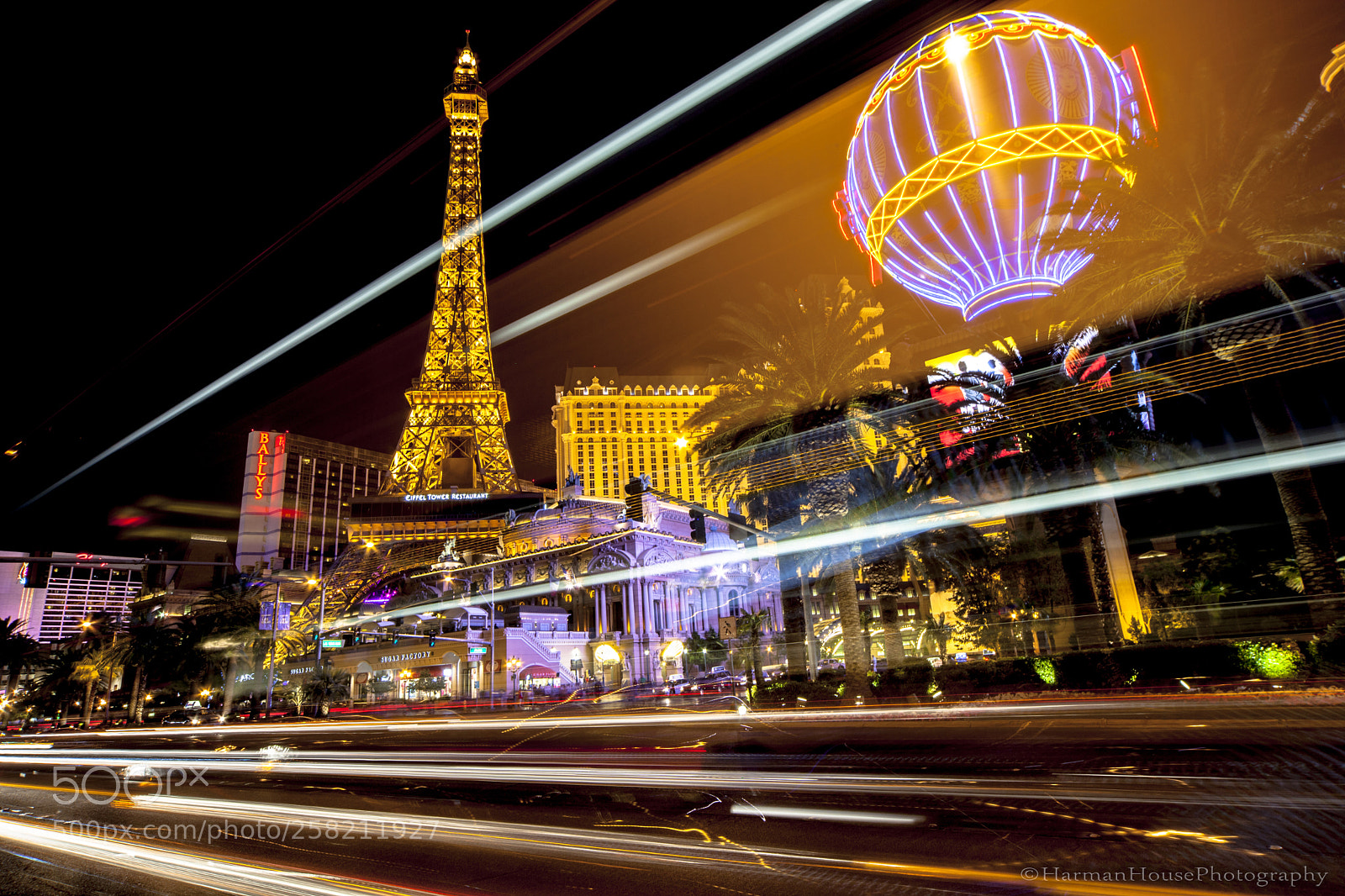 Canon EOS 5D Mark II sample photo. Vegas nights photography
